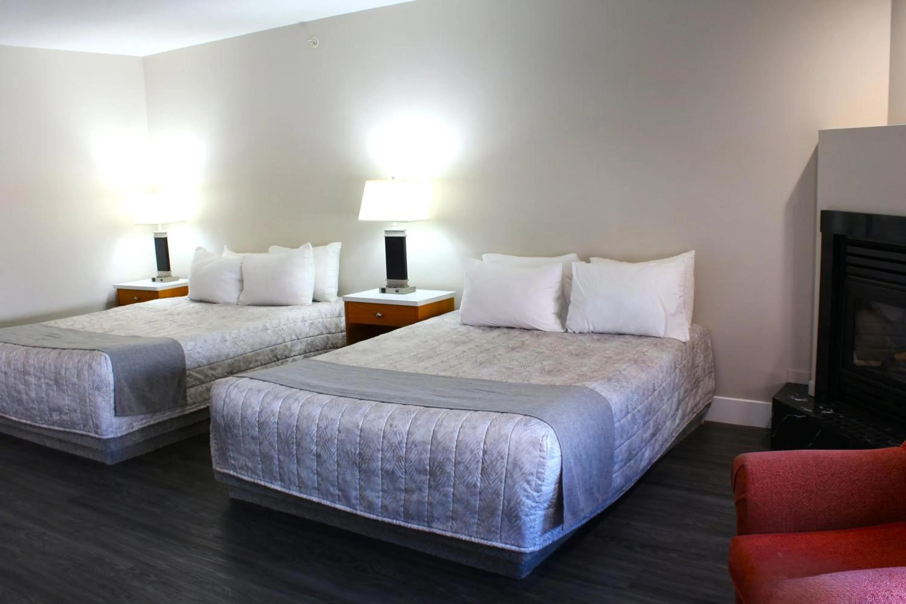 Bed in Western Budget Motel #1 Leduc/Nisku