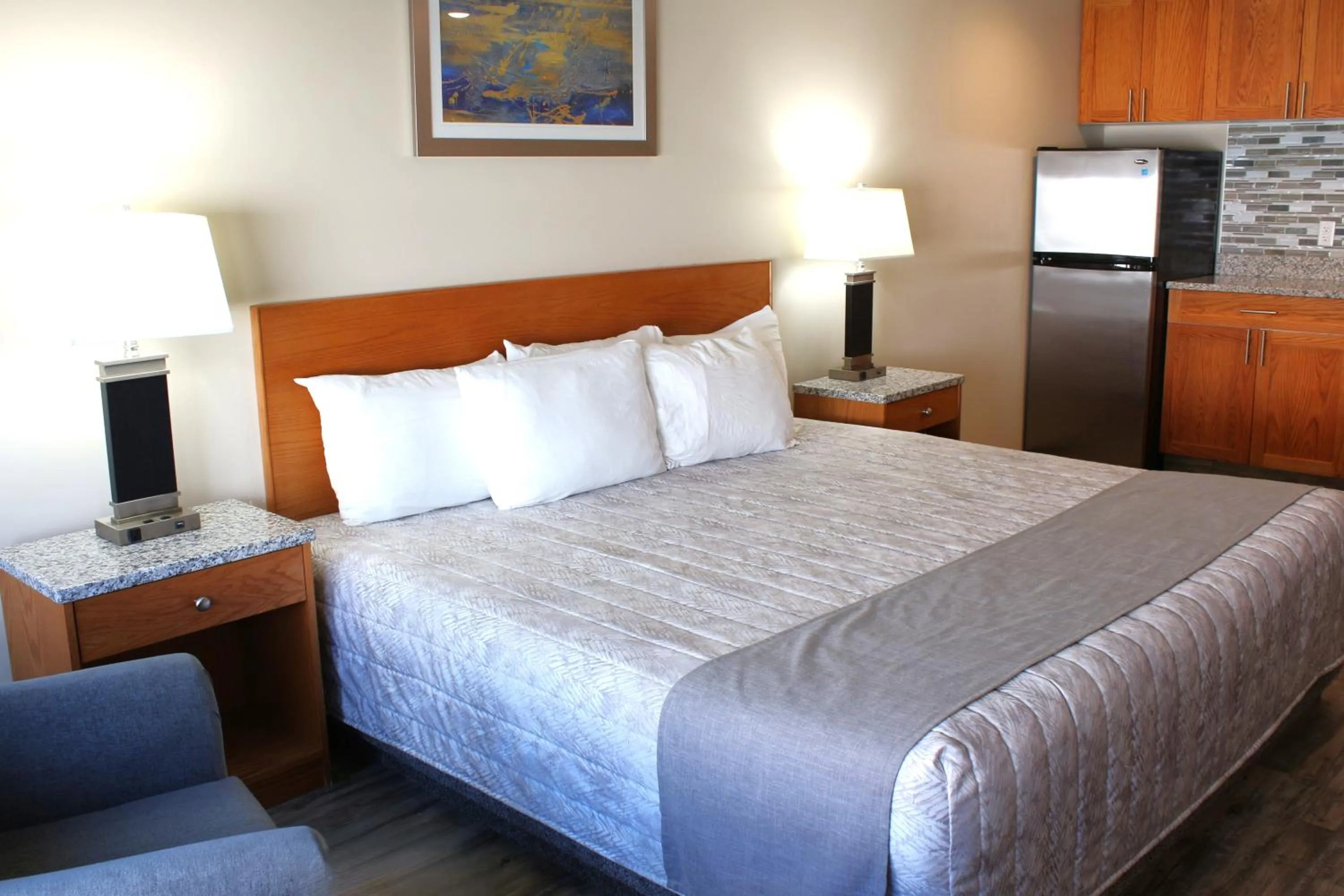 Bed in Western Budget Motel #1 Leduc/Nisku