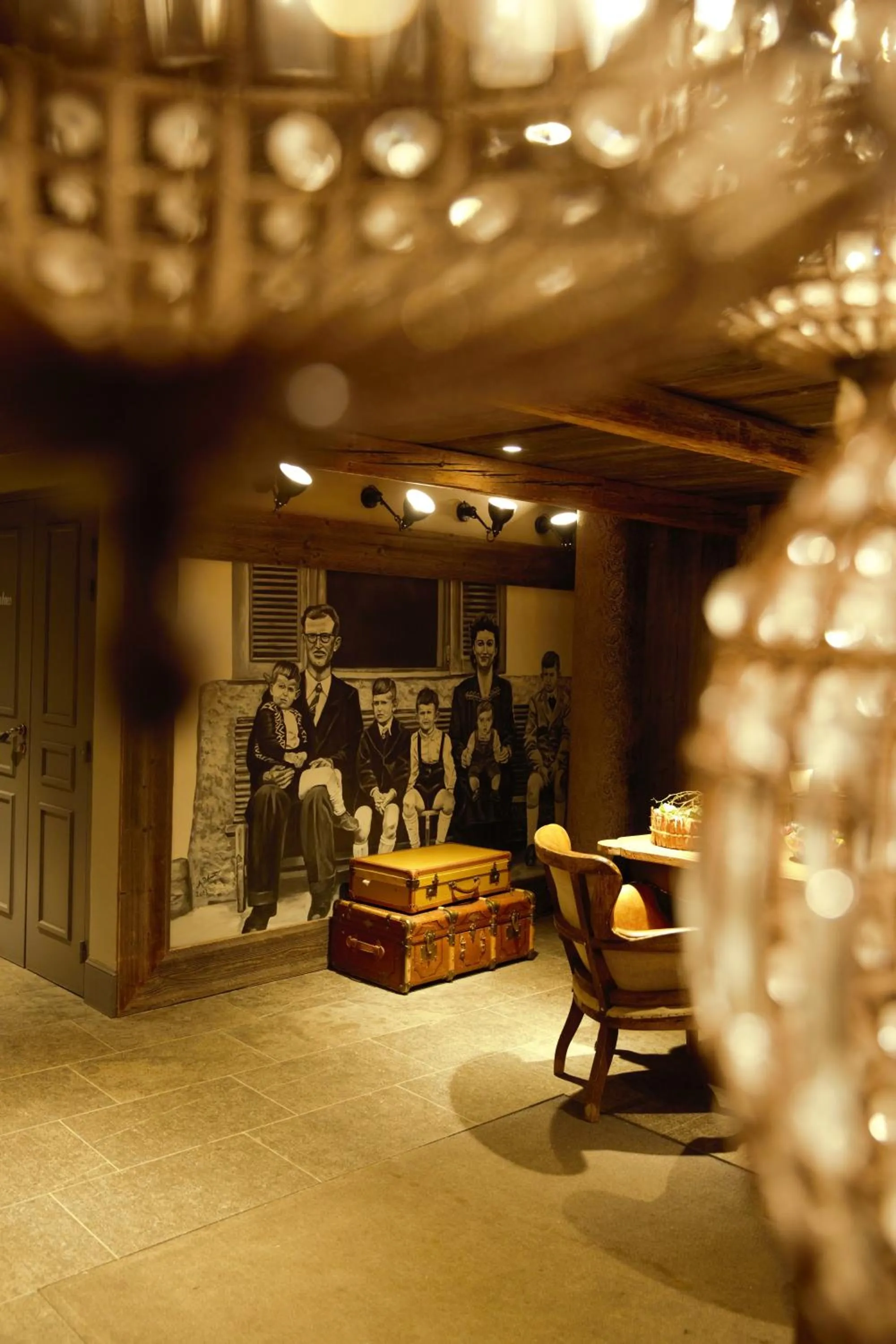 Lobby or reception in Maison de Famille Les 5 Frères