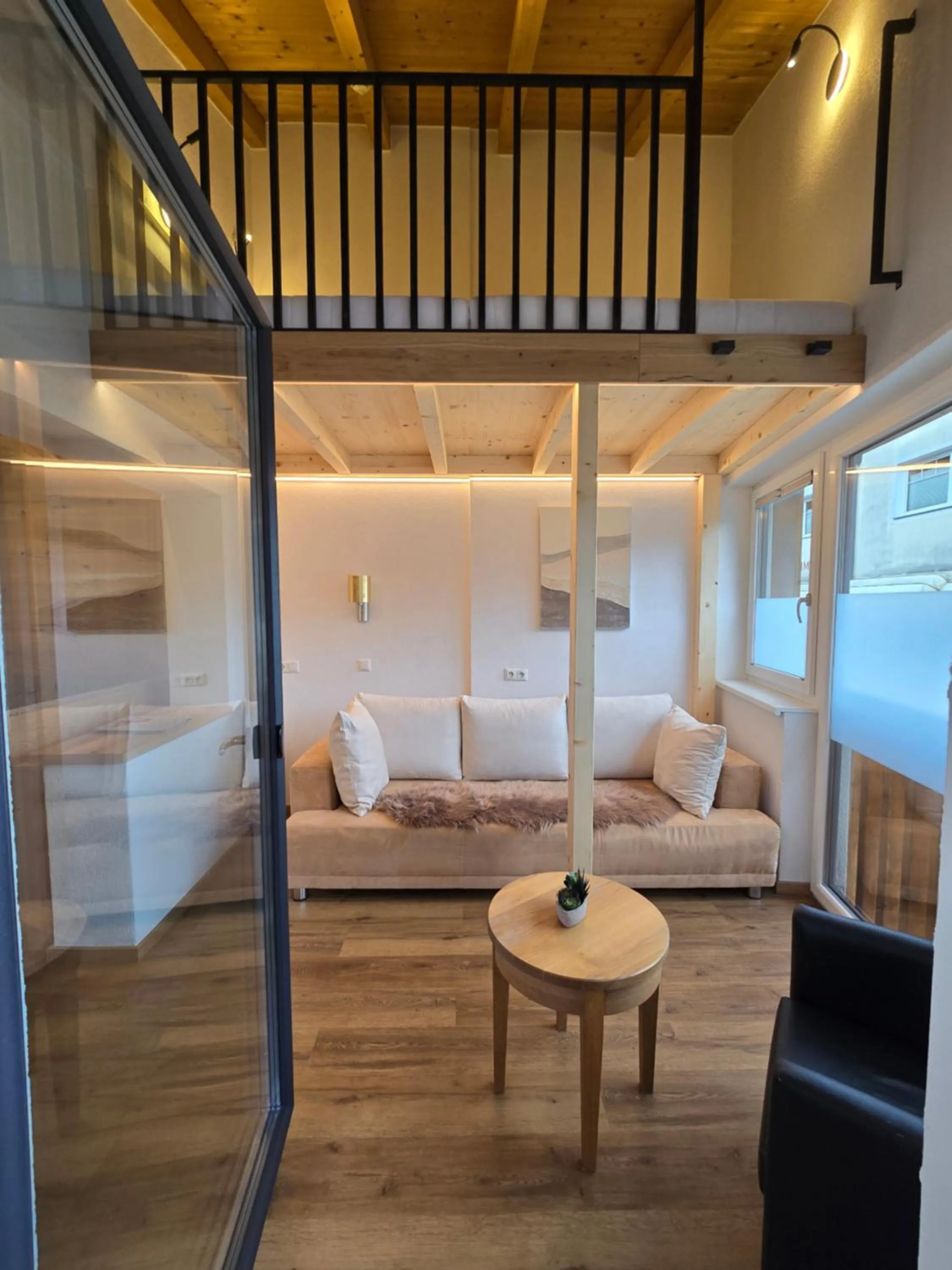 Bed in Adler Hotel-Pension