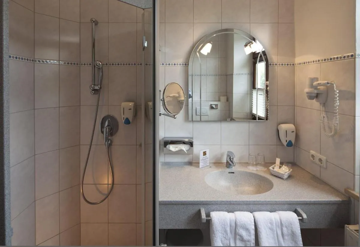 Bathroom in Hotel Angerbräu