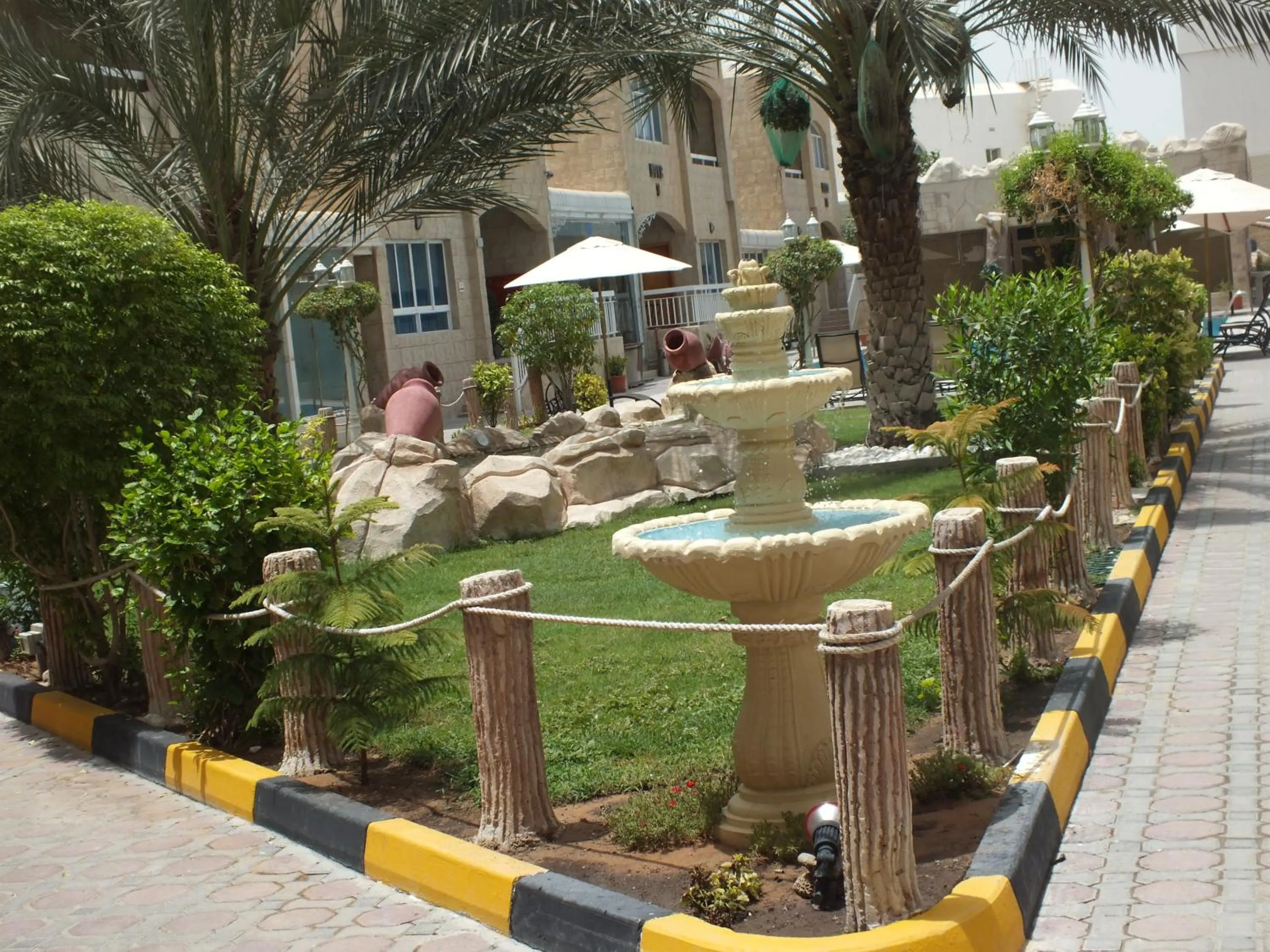Garden view in Verona Resorts Sharjah