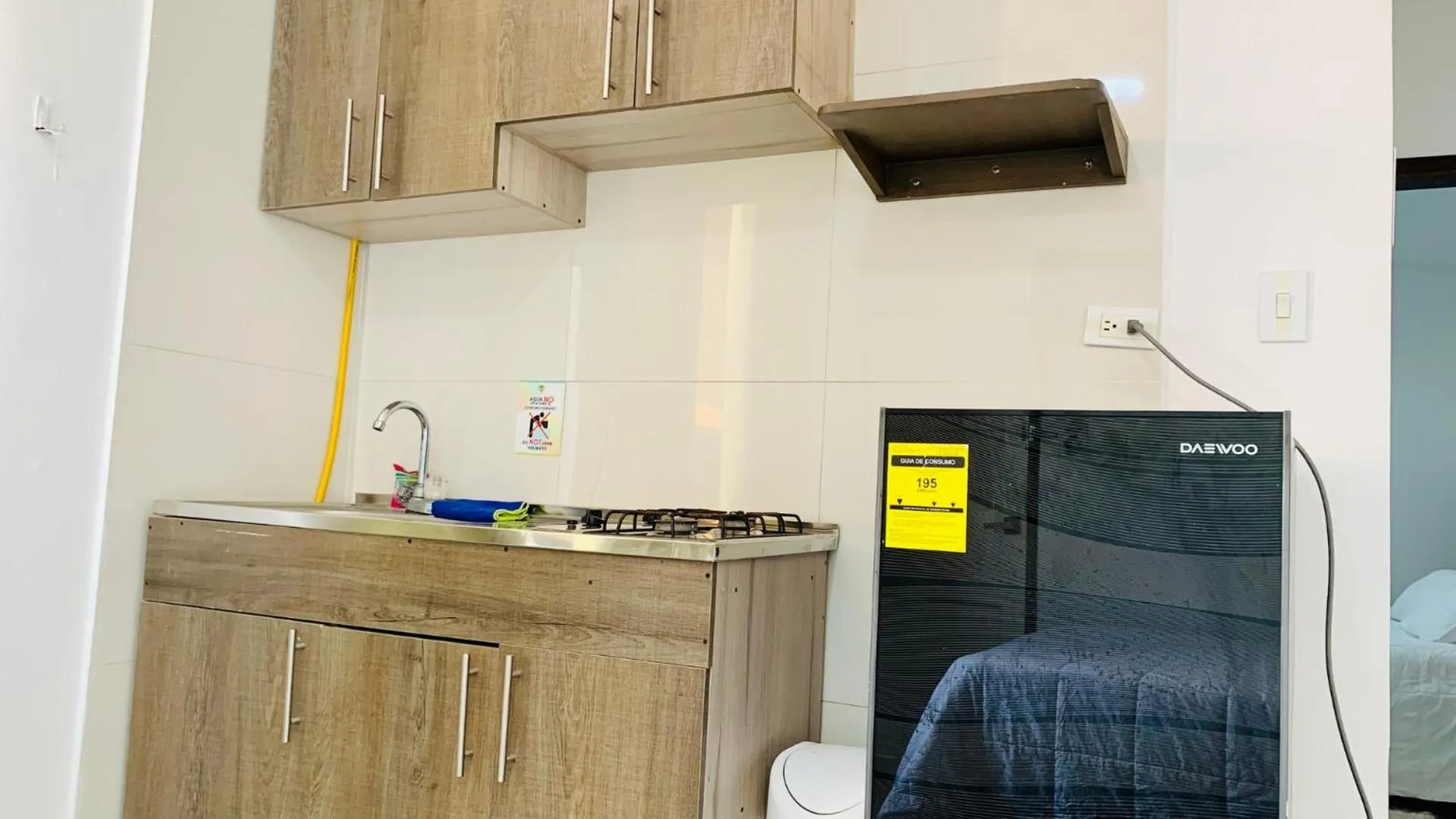 Kitchen or kitchenette in Apartahotel Bahia Tropical III