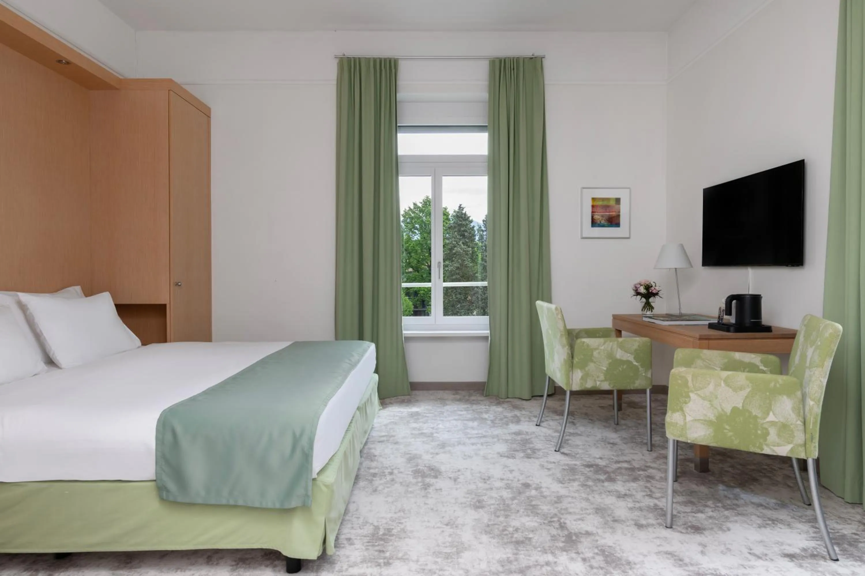 Bed in Grand Hotel Europe