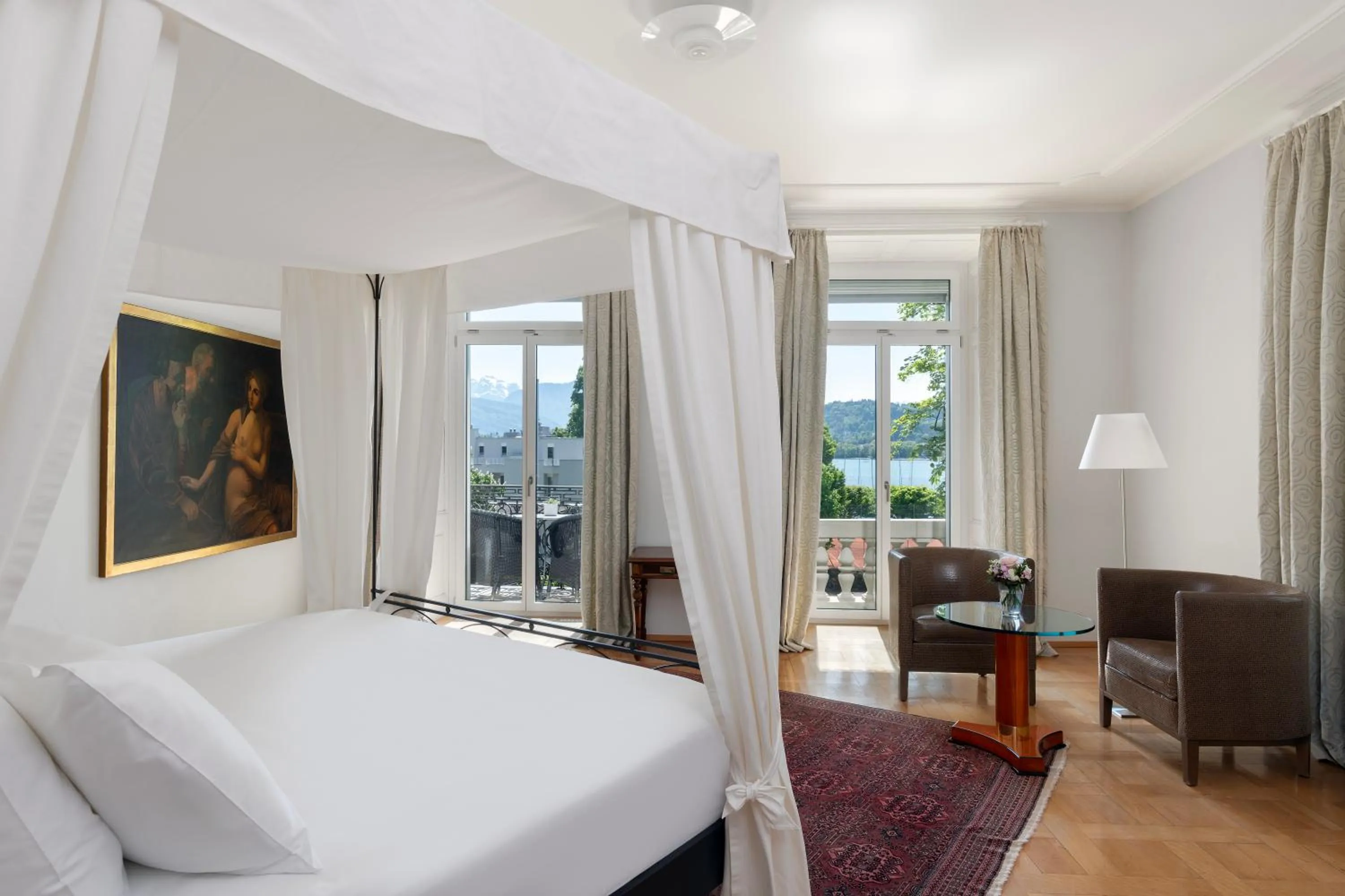 Bed in Grand Hotel Europe