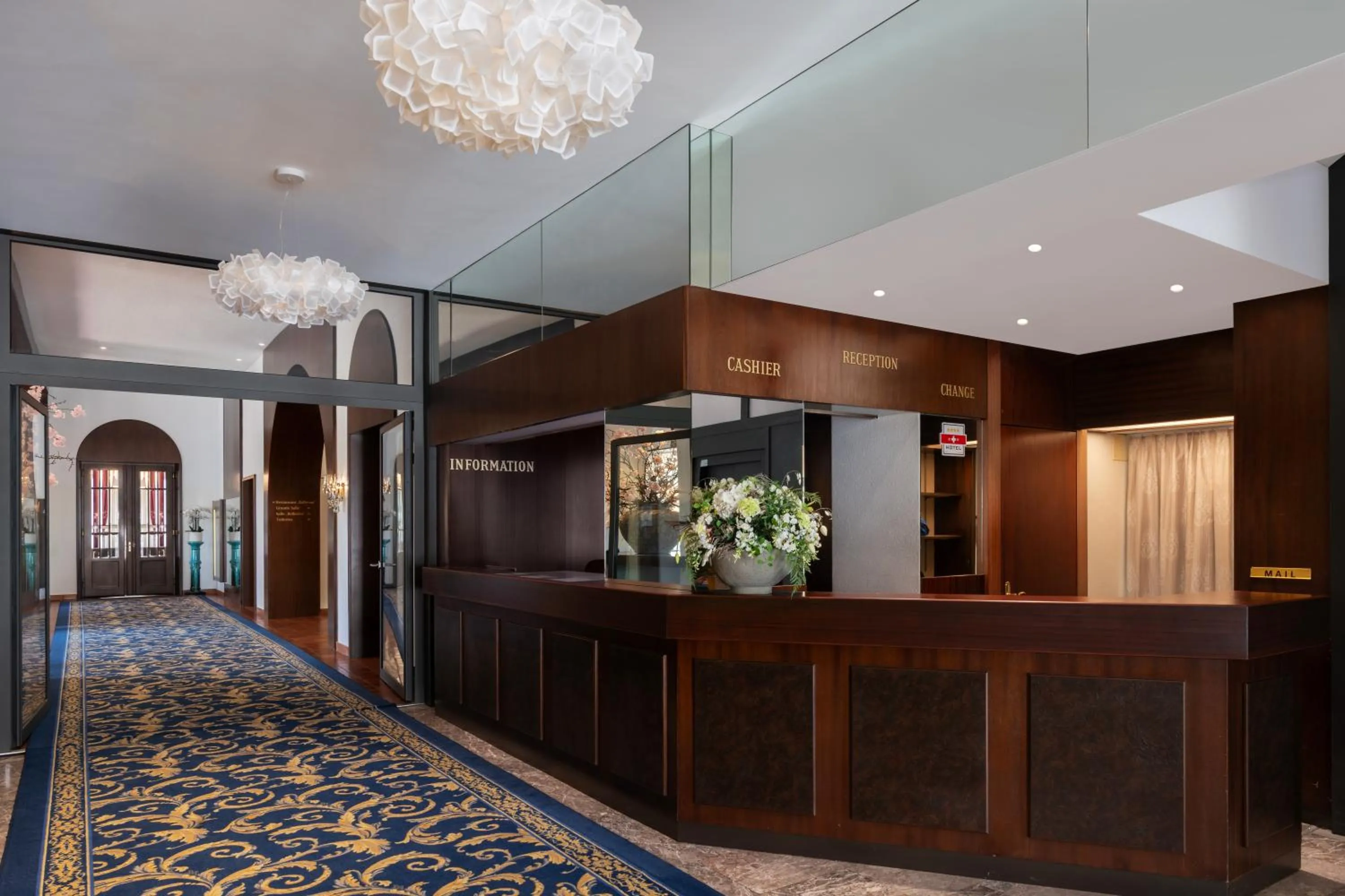Lobby or reception in Grand Hotel Europe