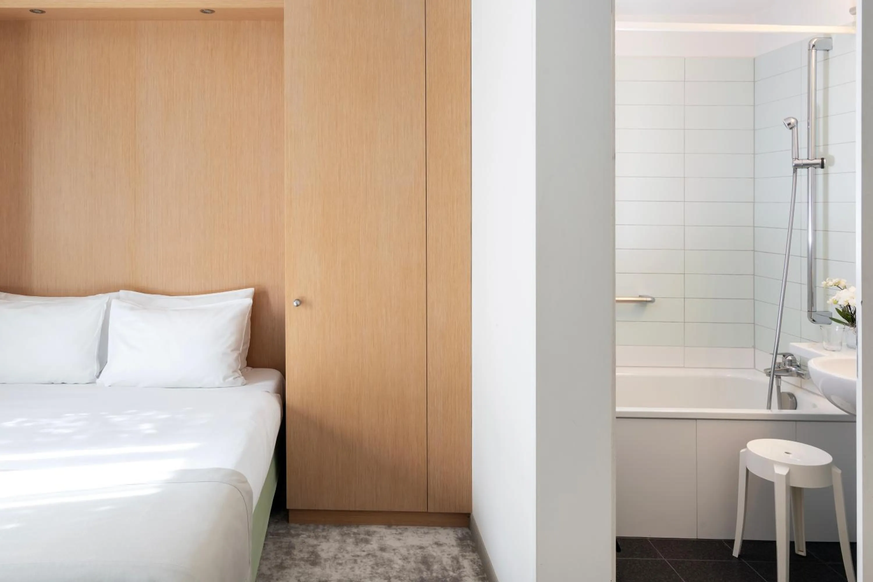 Bed in Grand Hotel Europe