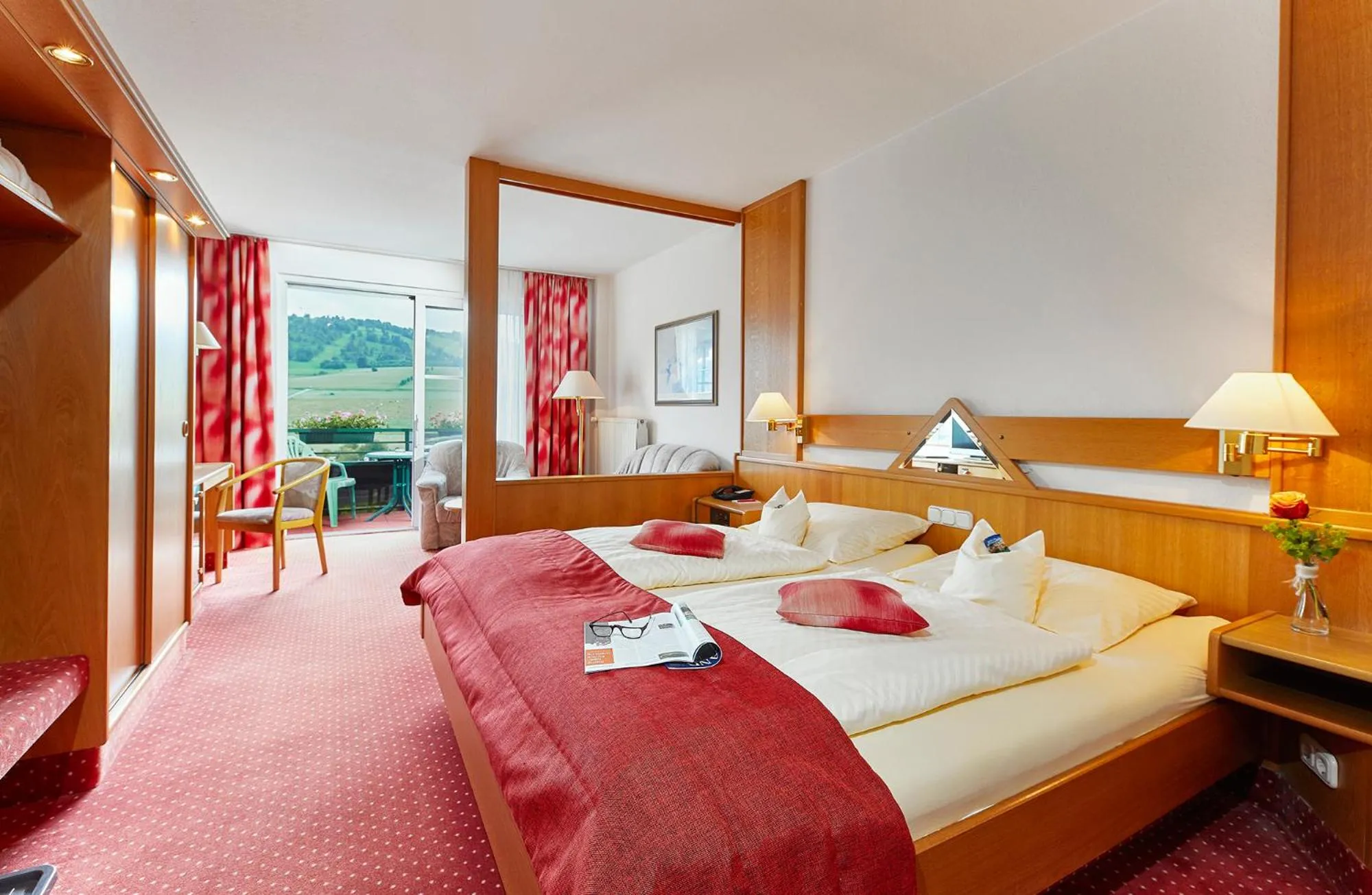 Photo of the whole room, Bed in Sporthotel Zum Hohen Eimberg