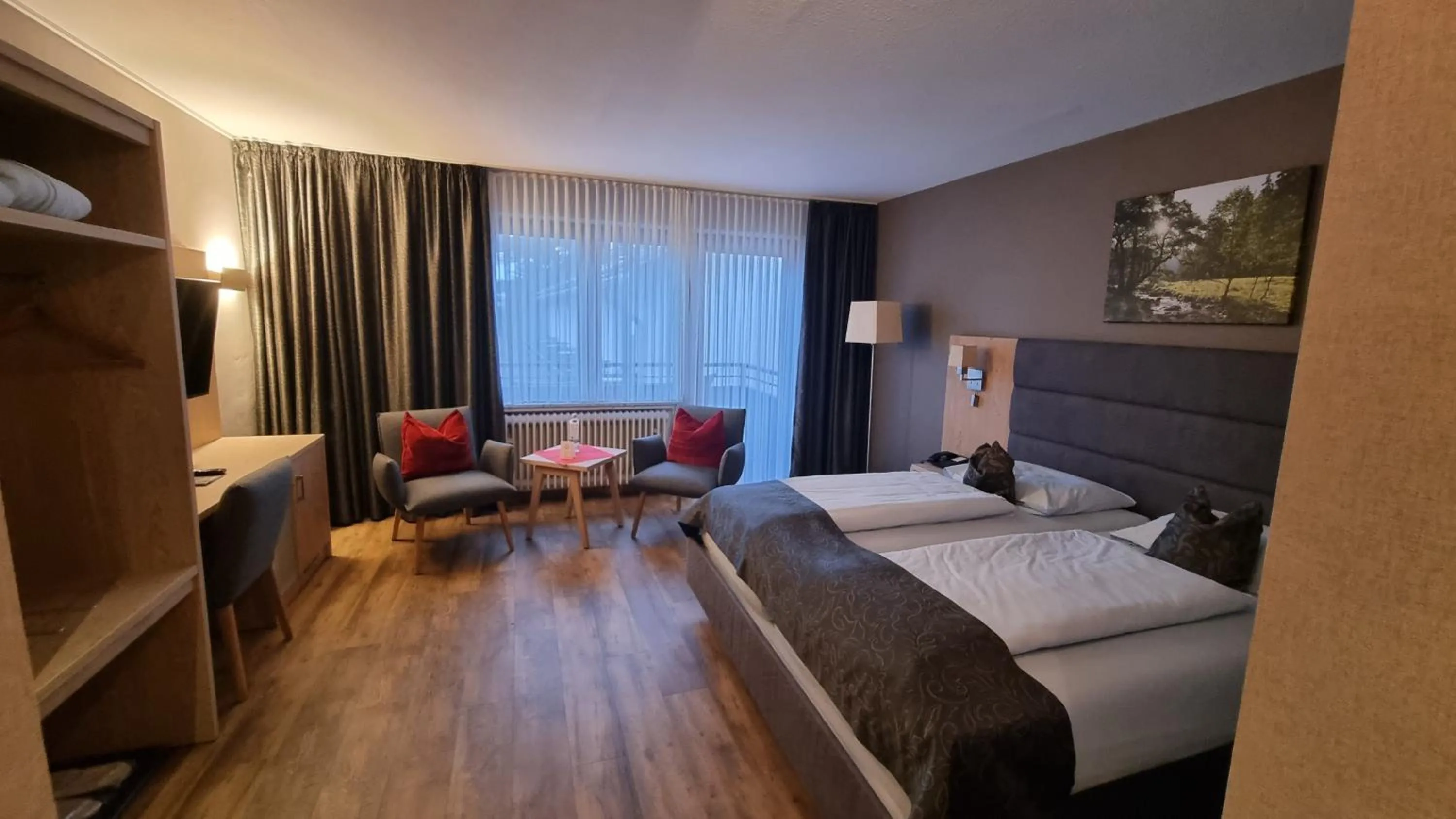 Photo of the whole room, Bed in Sporthotel Zum Hohen Eimberg