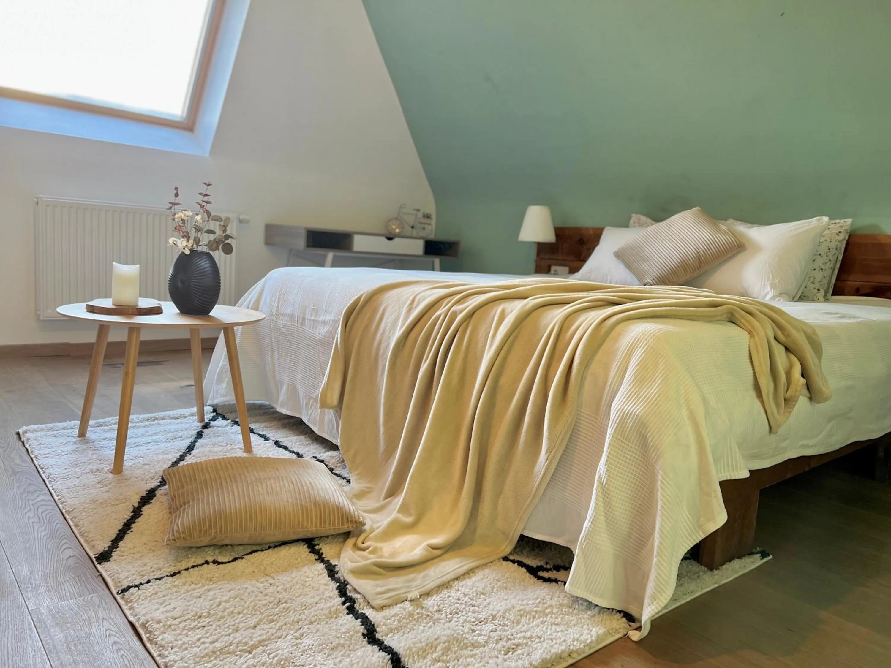 Bed in Mes Caprices B&B Villa Mosan Bord de Meuse