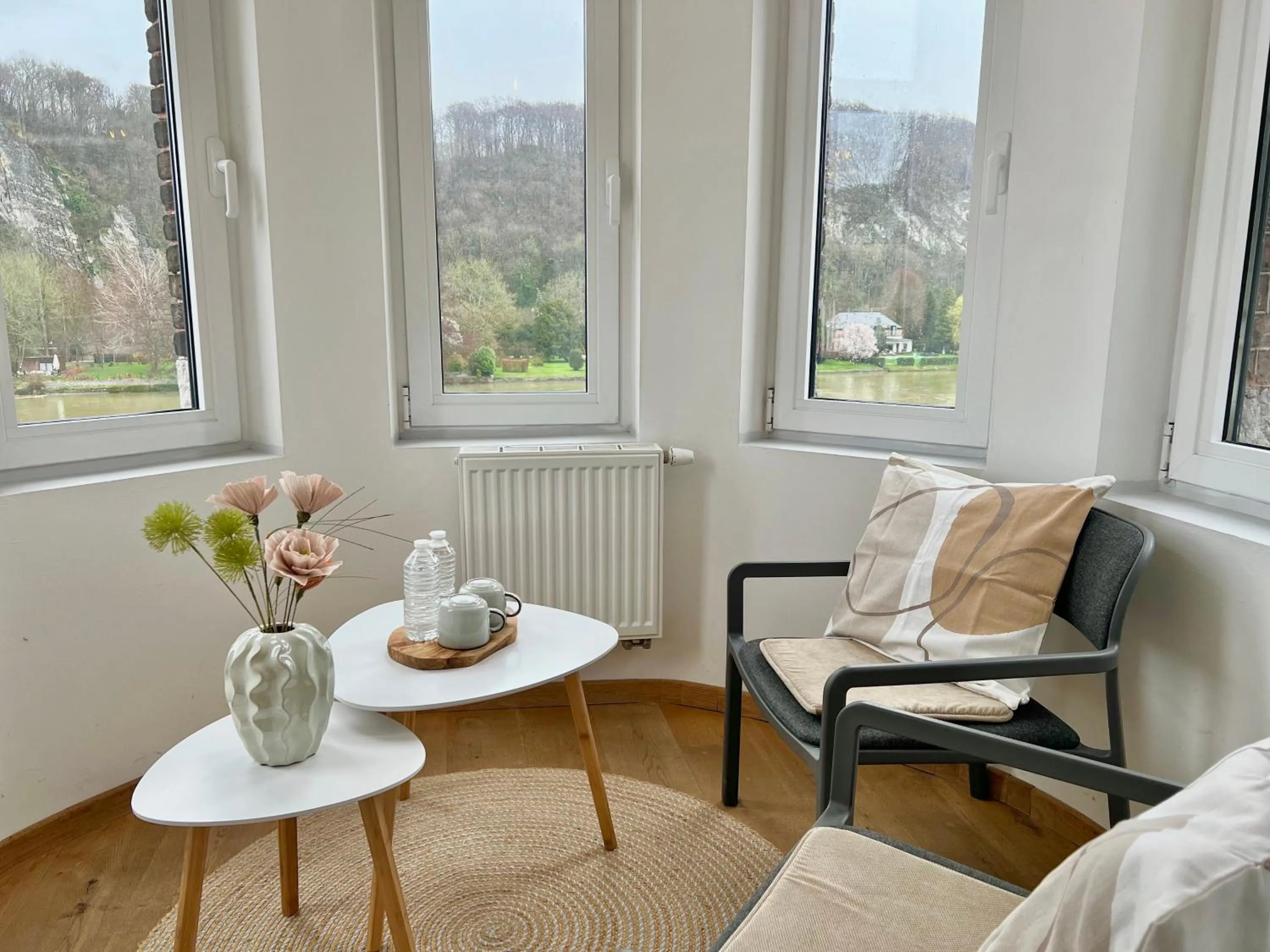 Natural landscape in Mes Caprices B&B Villa Mosan Bord de Meuse