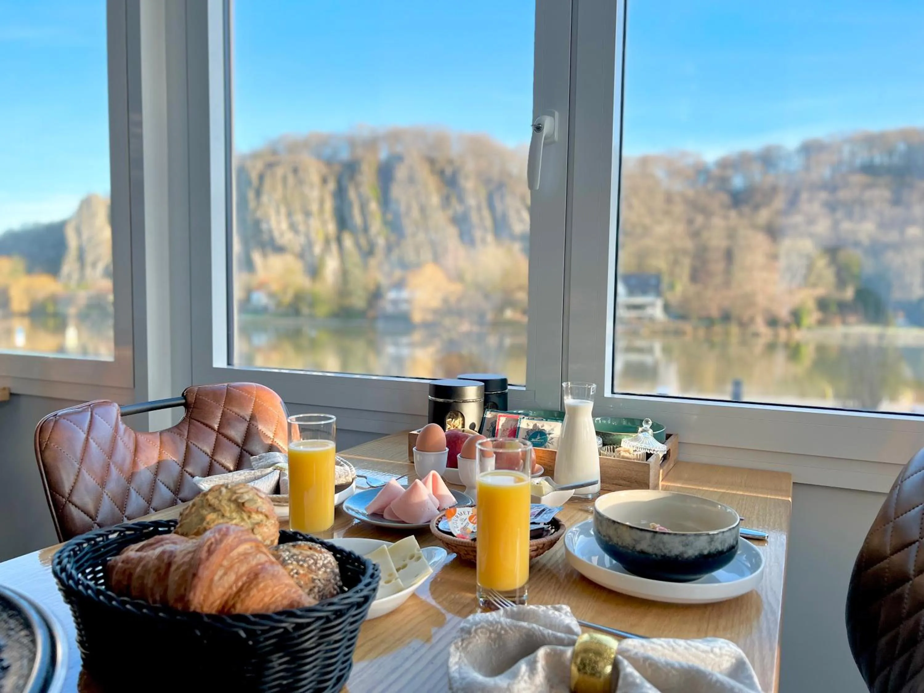 Natural landscape in Mes Caprices B&B Villa Mosan Bord de Meuse