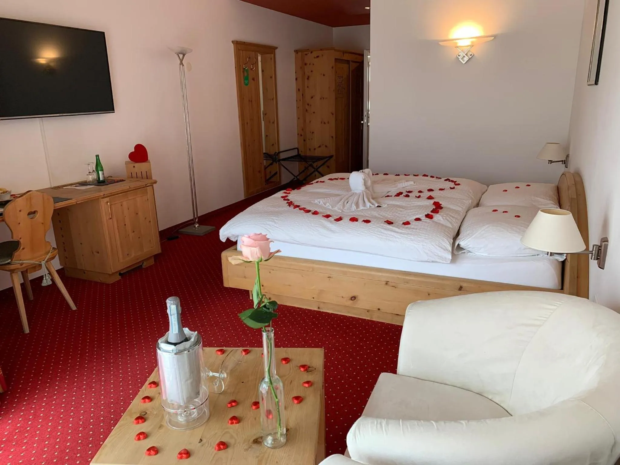 Bed in Wellnesshotel Liun B&B