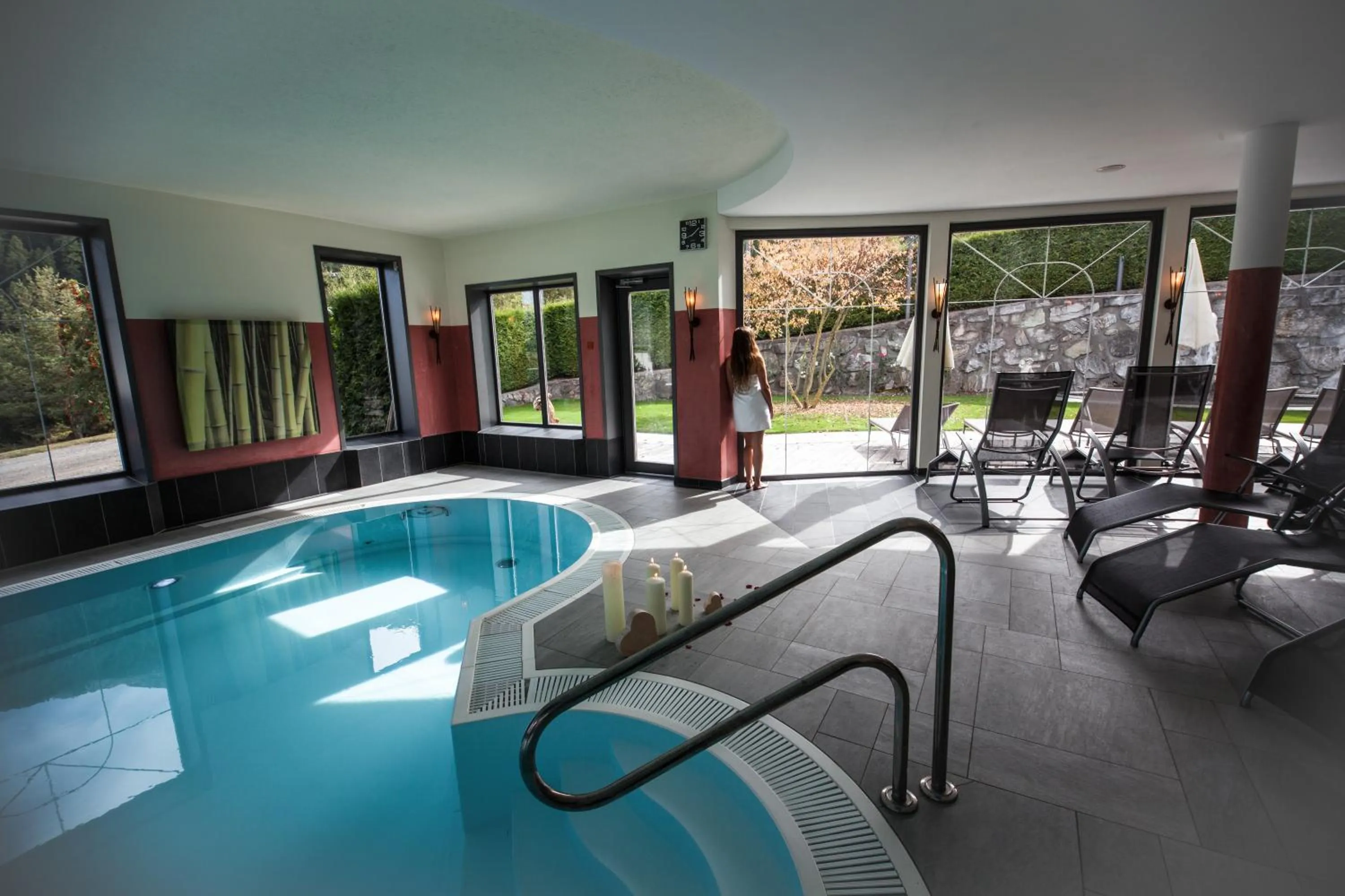 Swimming pool in Wellnesshotel Liun B&B