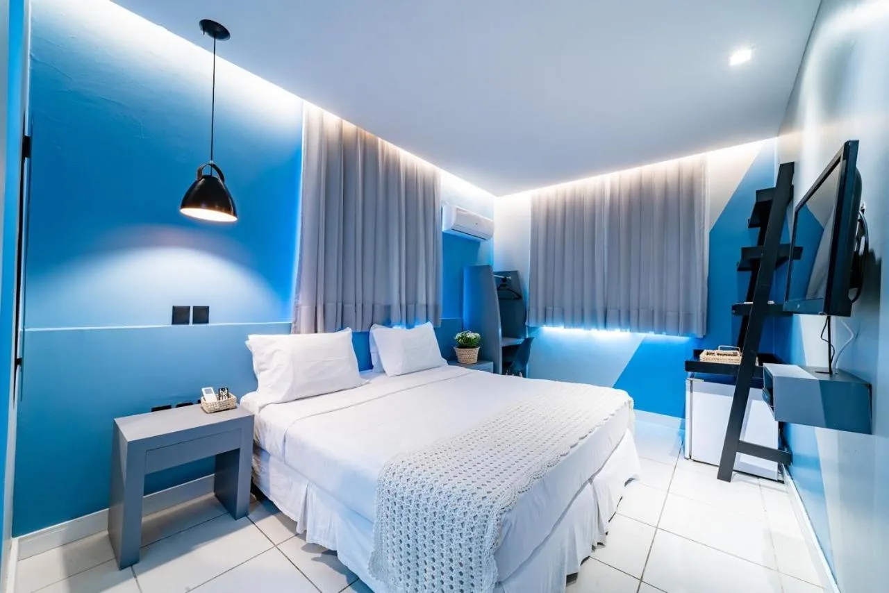 Bed in Fortpraia Hotel