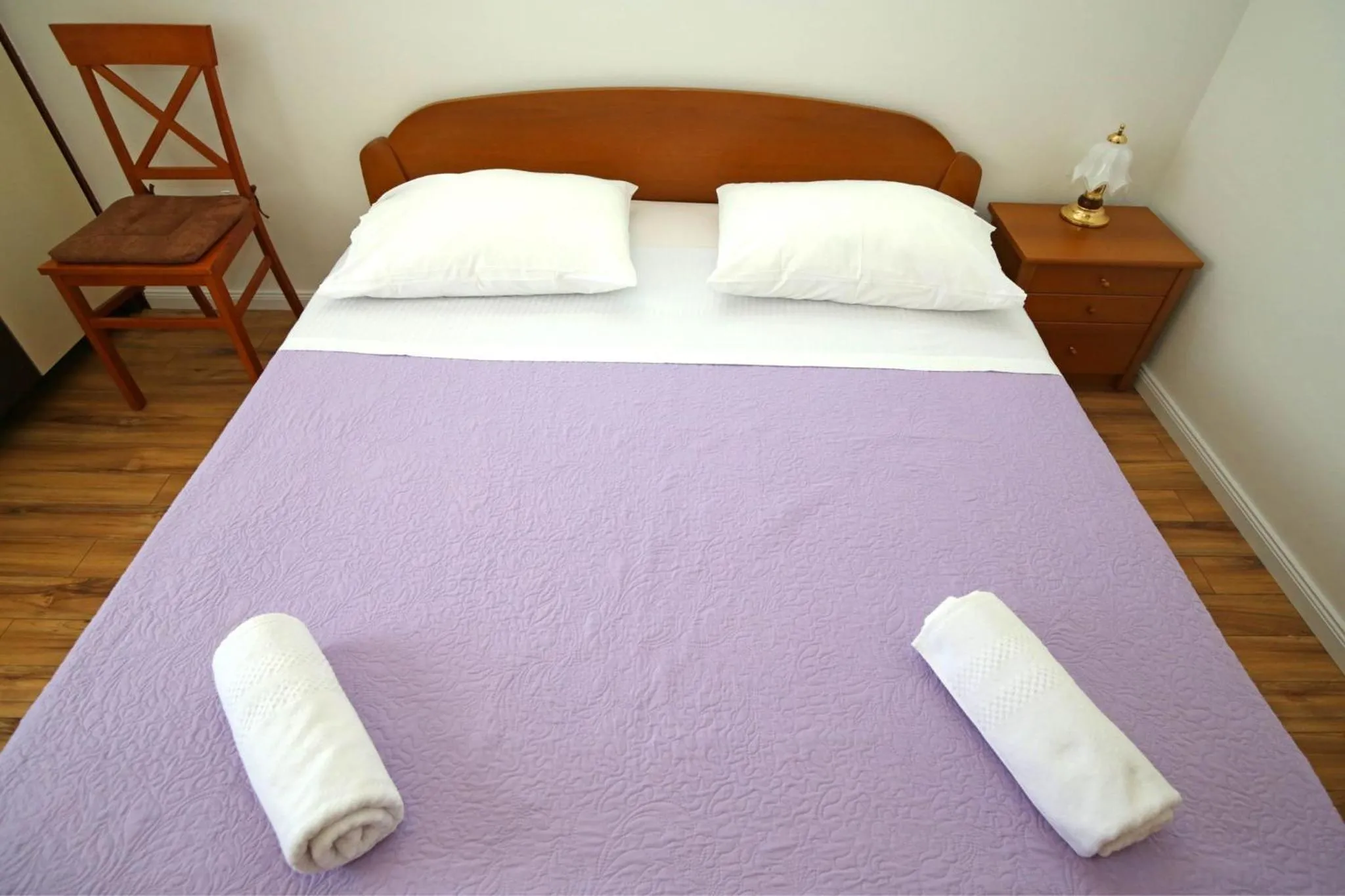 Bed in Apartmani Krka Rooms