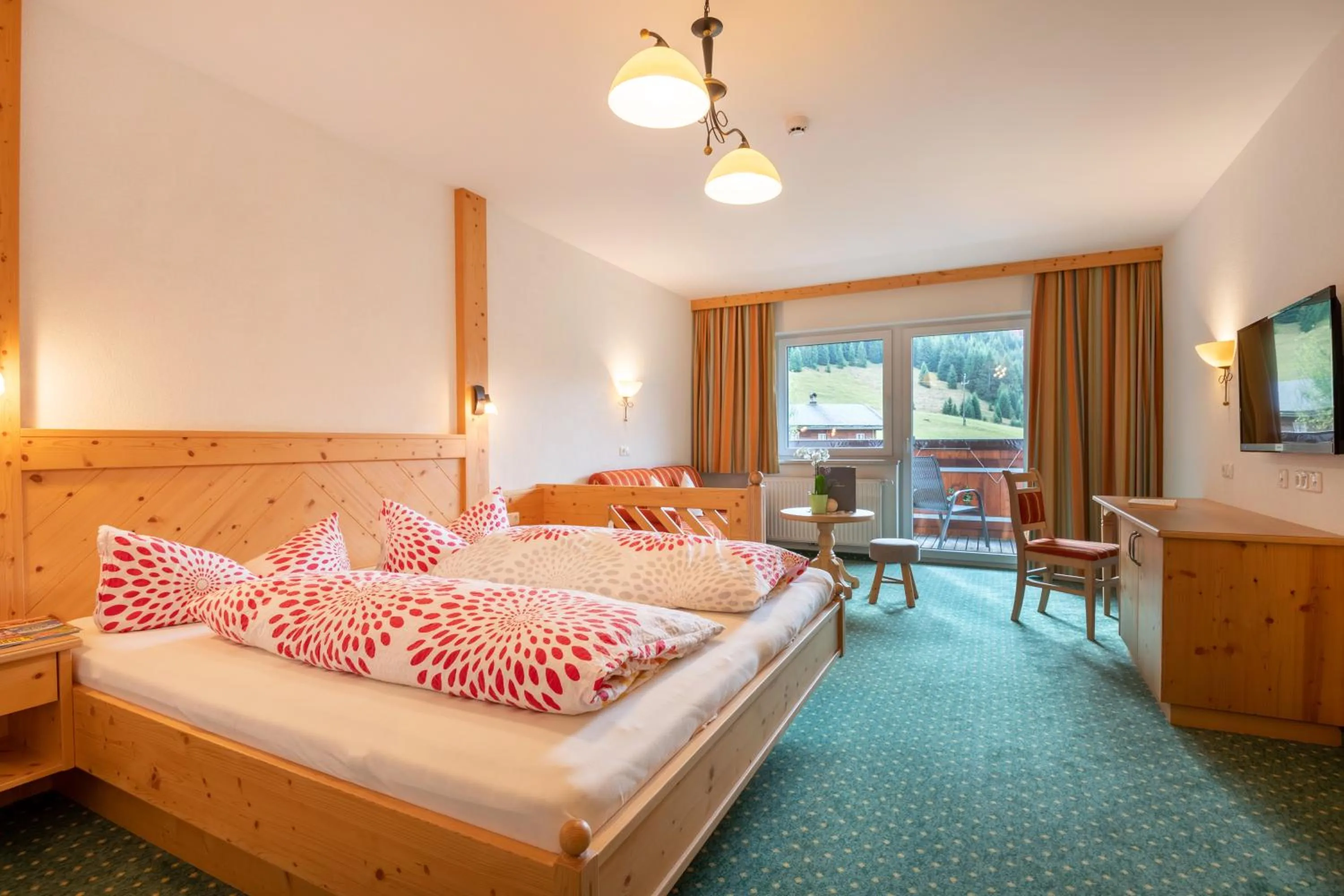 Bed in Hotel Thaneller Stadl Bräu