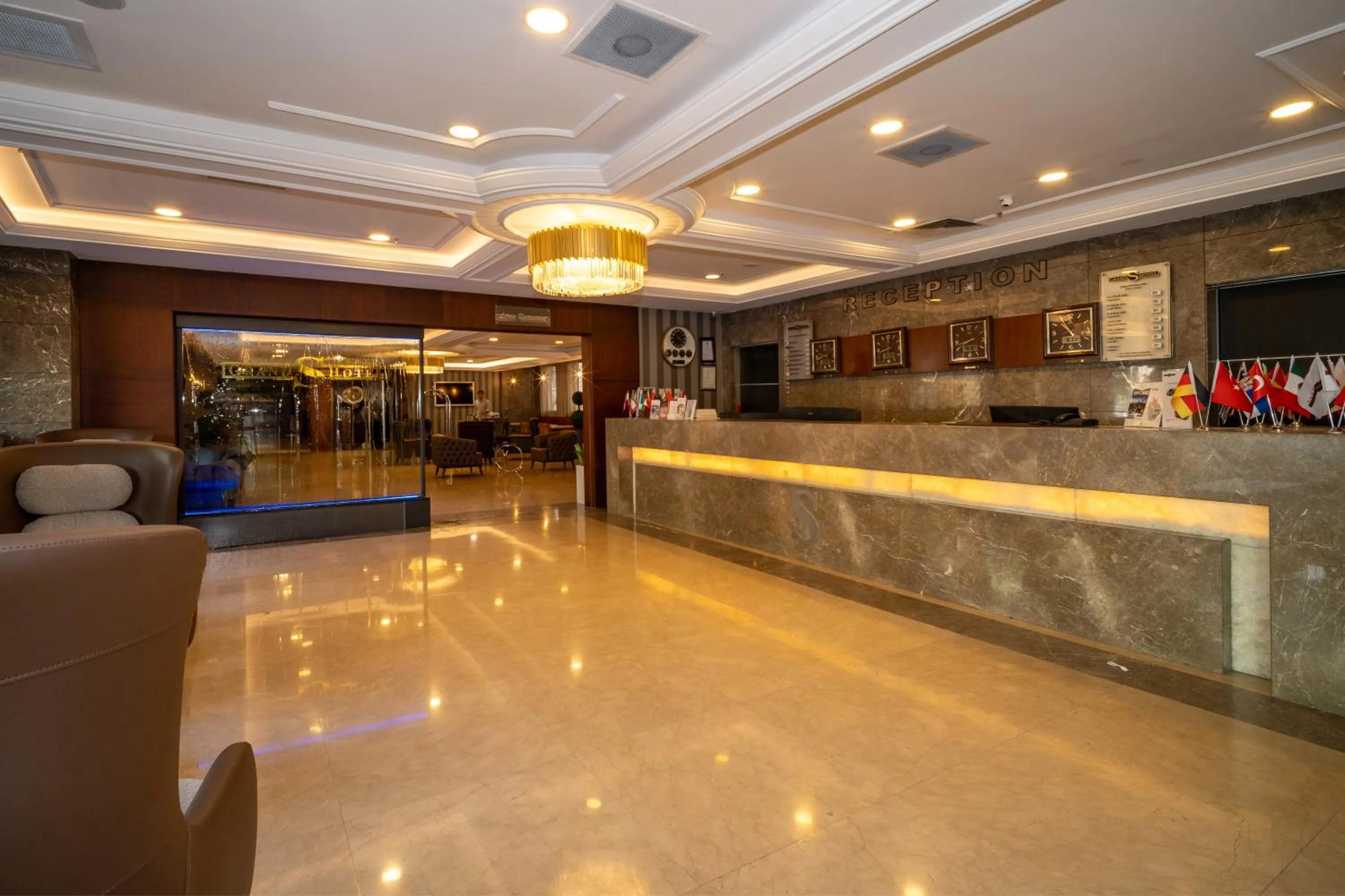 Lobby or reception in Grand S Hotel