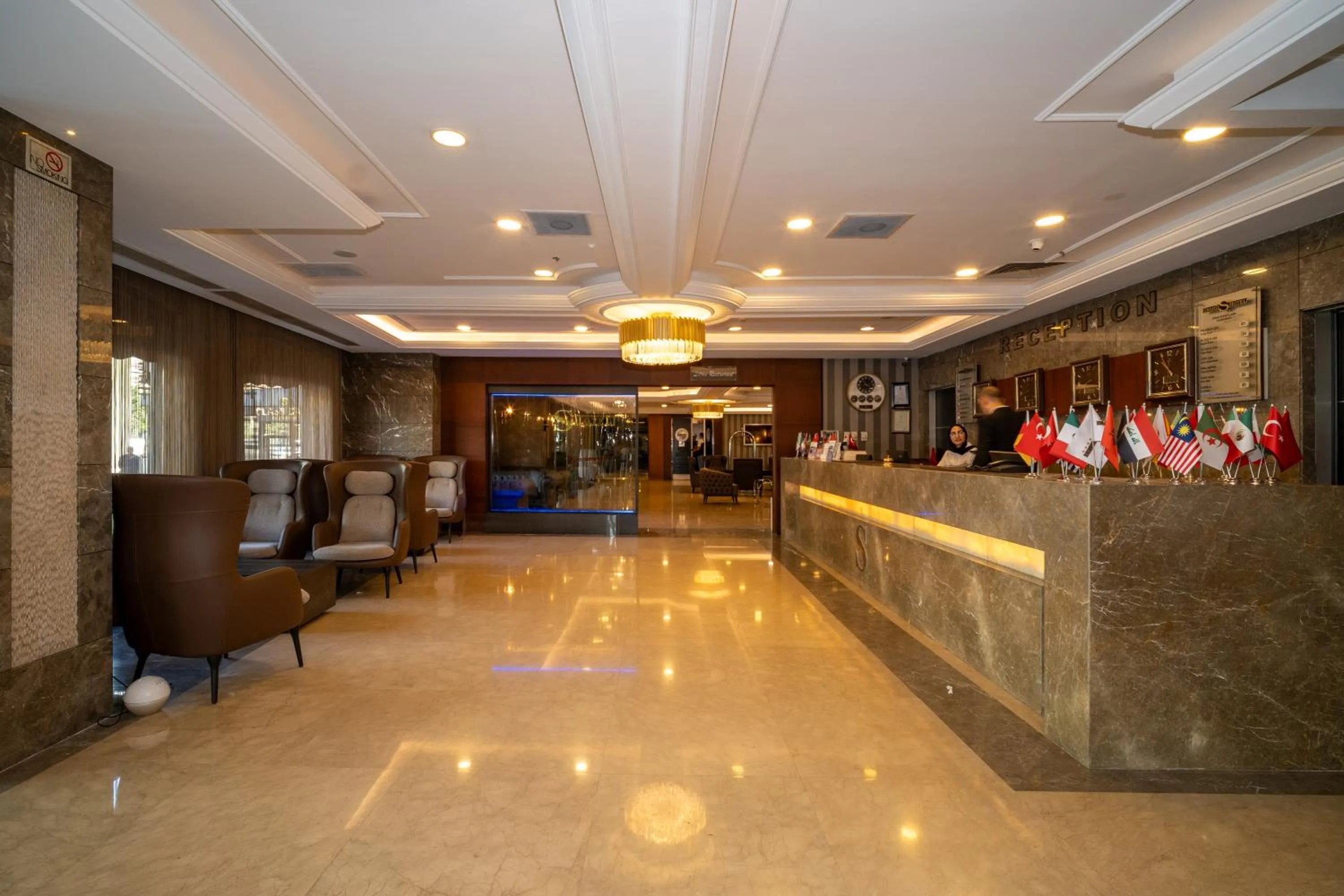 Lobby or reception in Grand S Hotel
