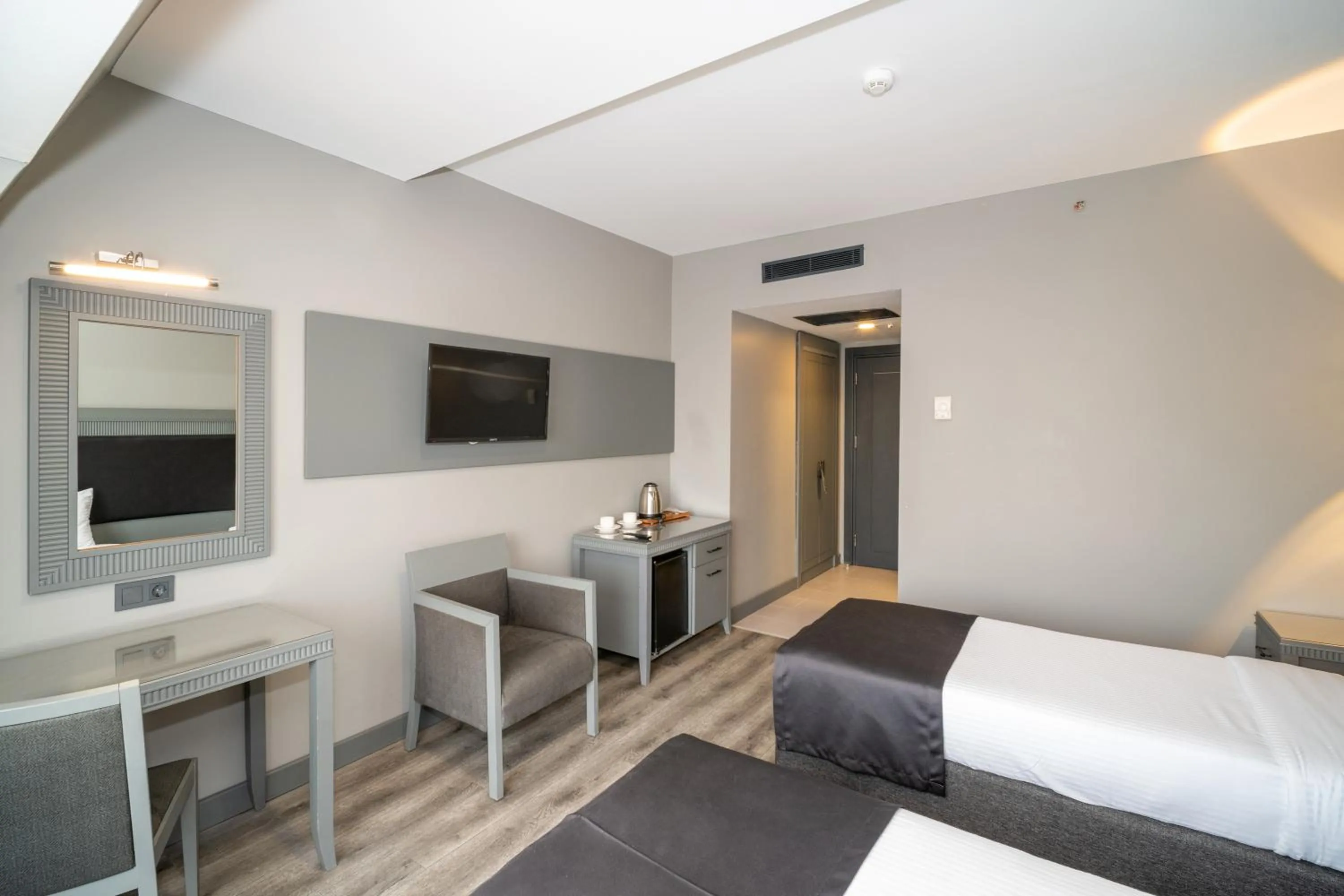 Bed in Grand S Hotel