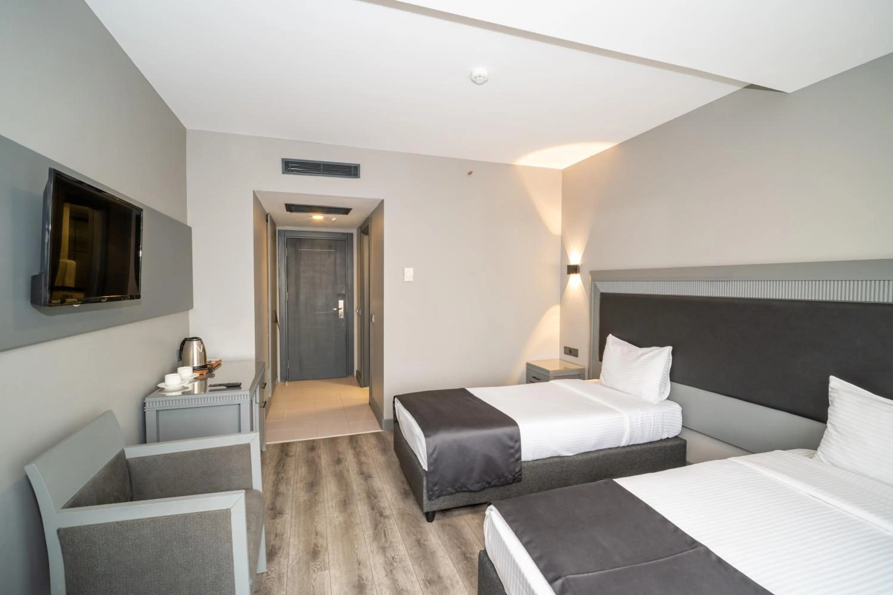 Bed in Grand S Hotel