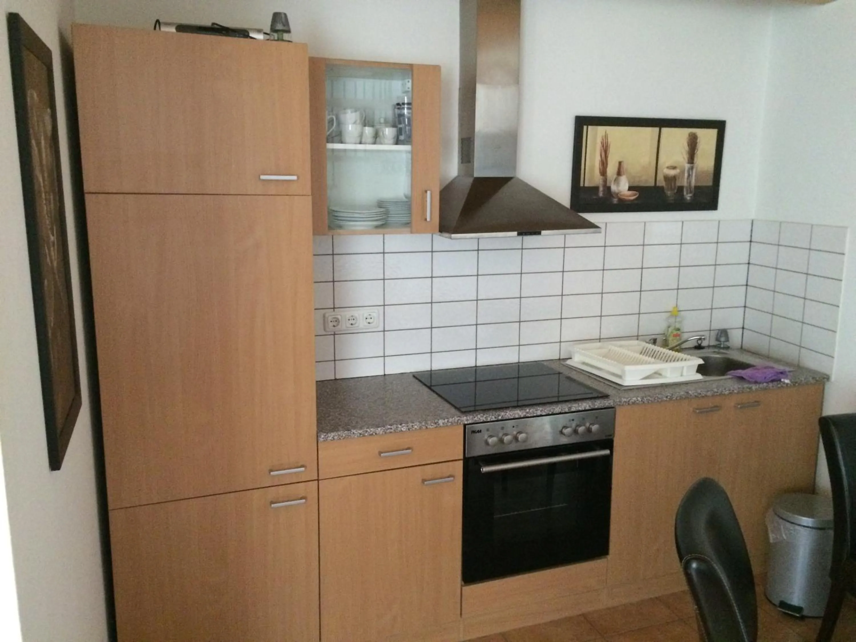 Kitchen or kitchenette in Hotel Stadt Coblenz