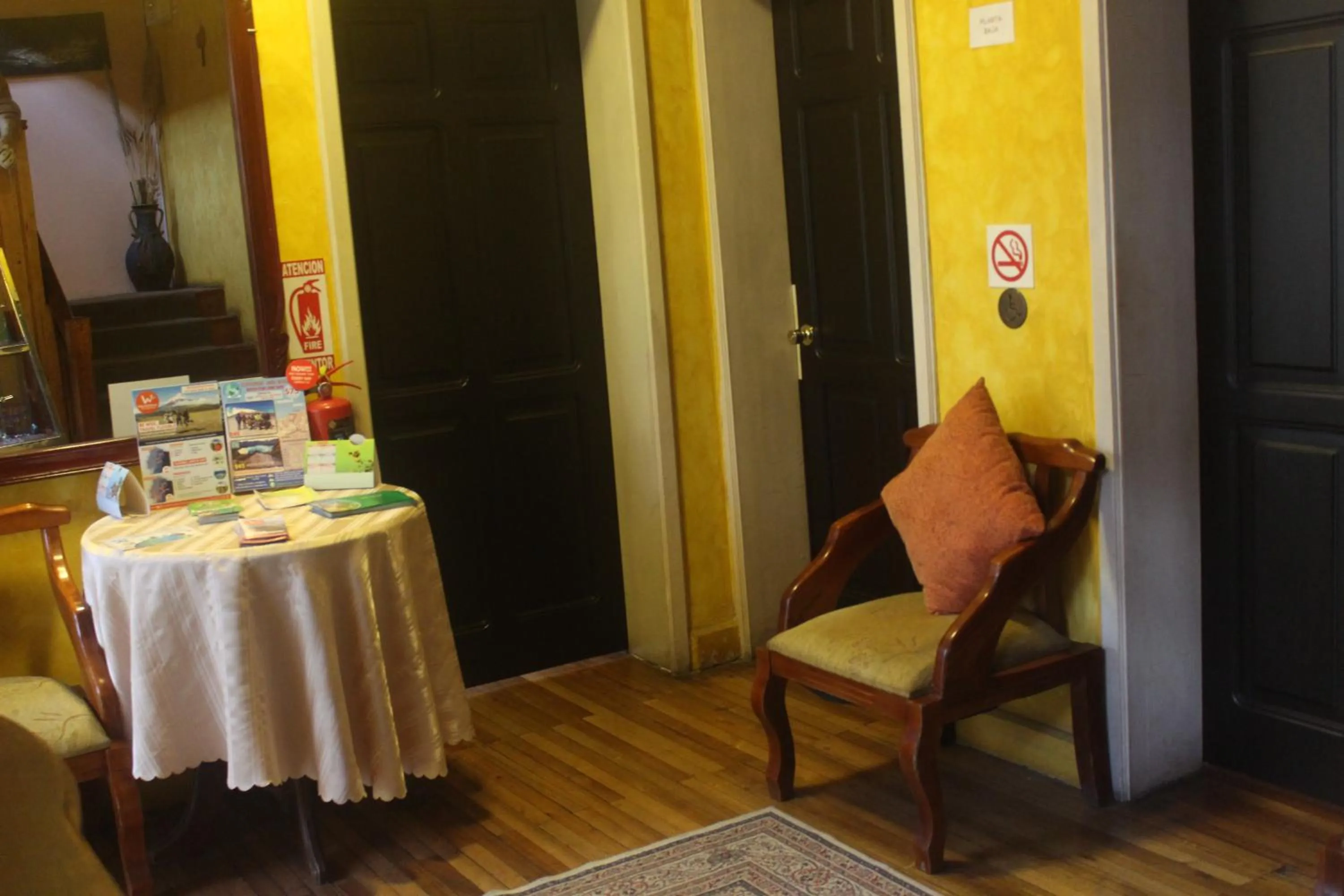 Living room in Hotel Andino