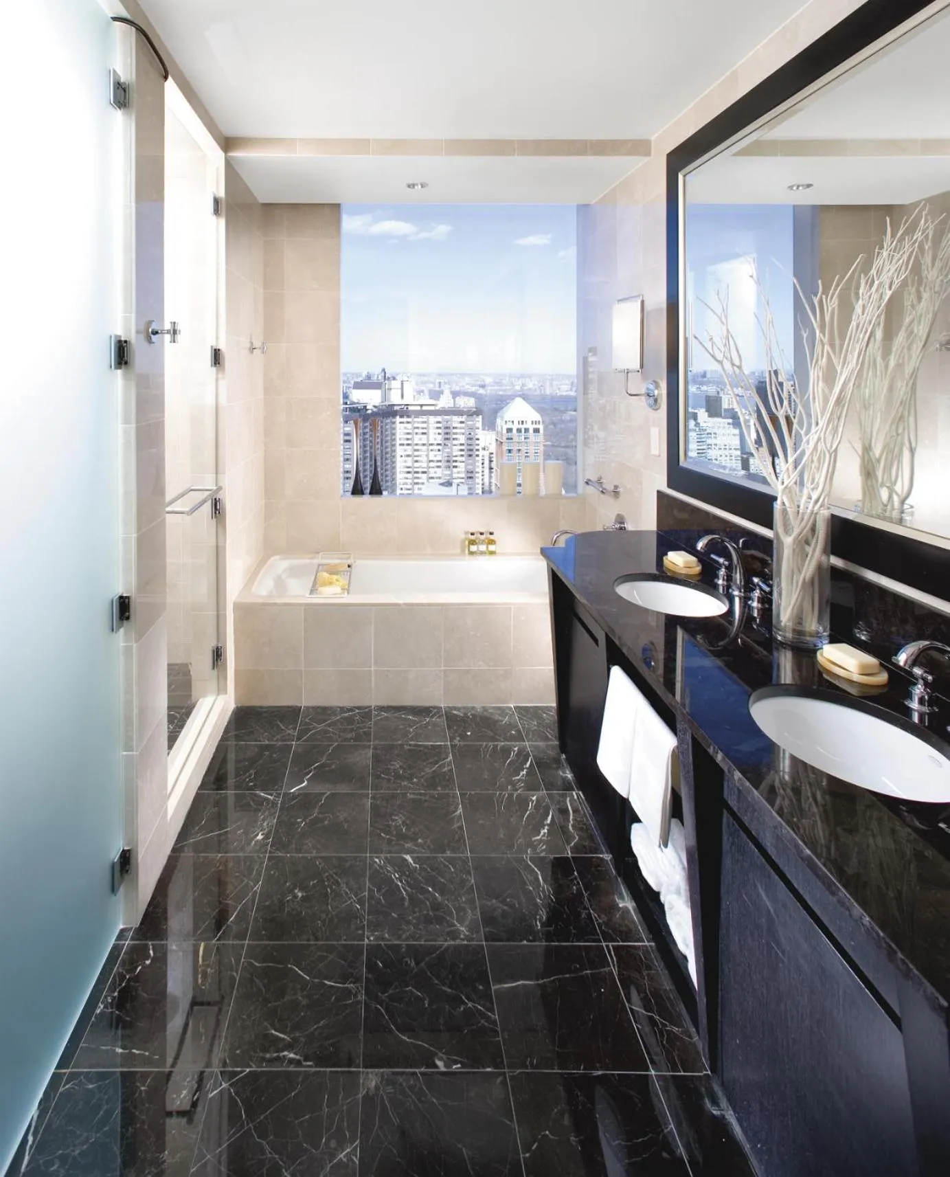 Bathroom in Mandarin Oriental, New York