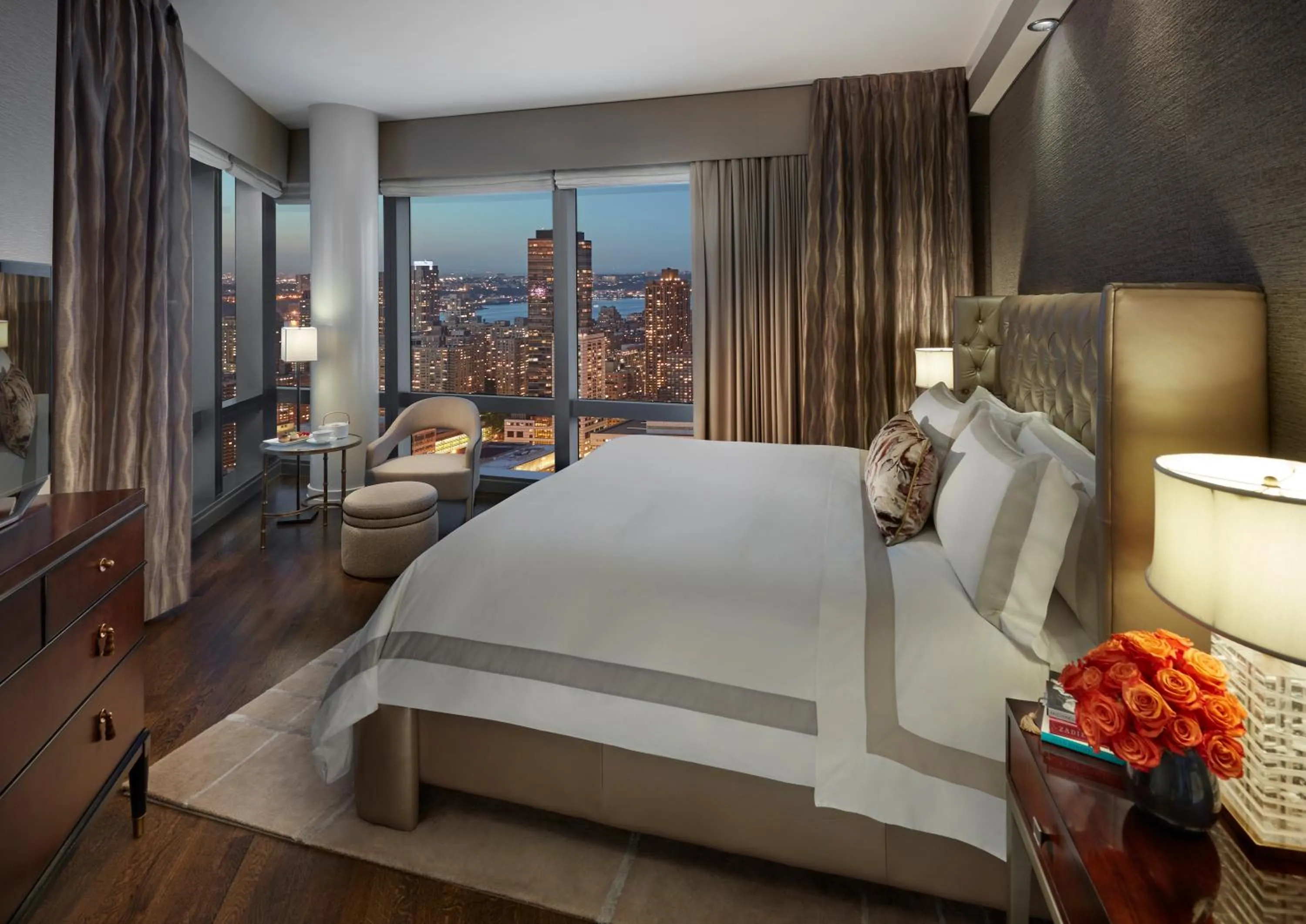 Bed in Mandarin Oriental, New York