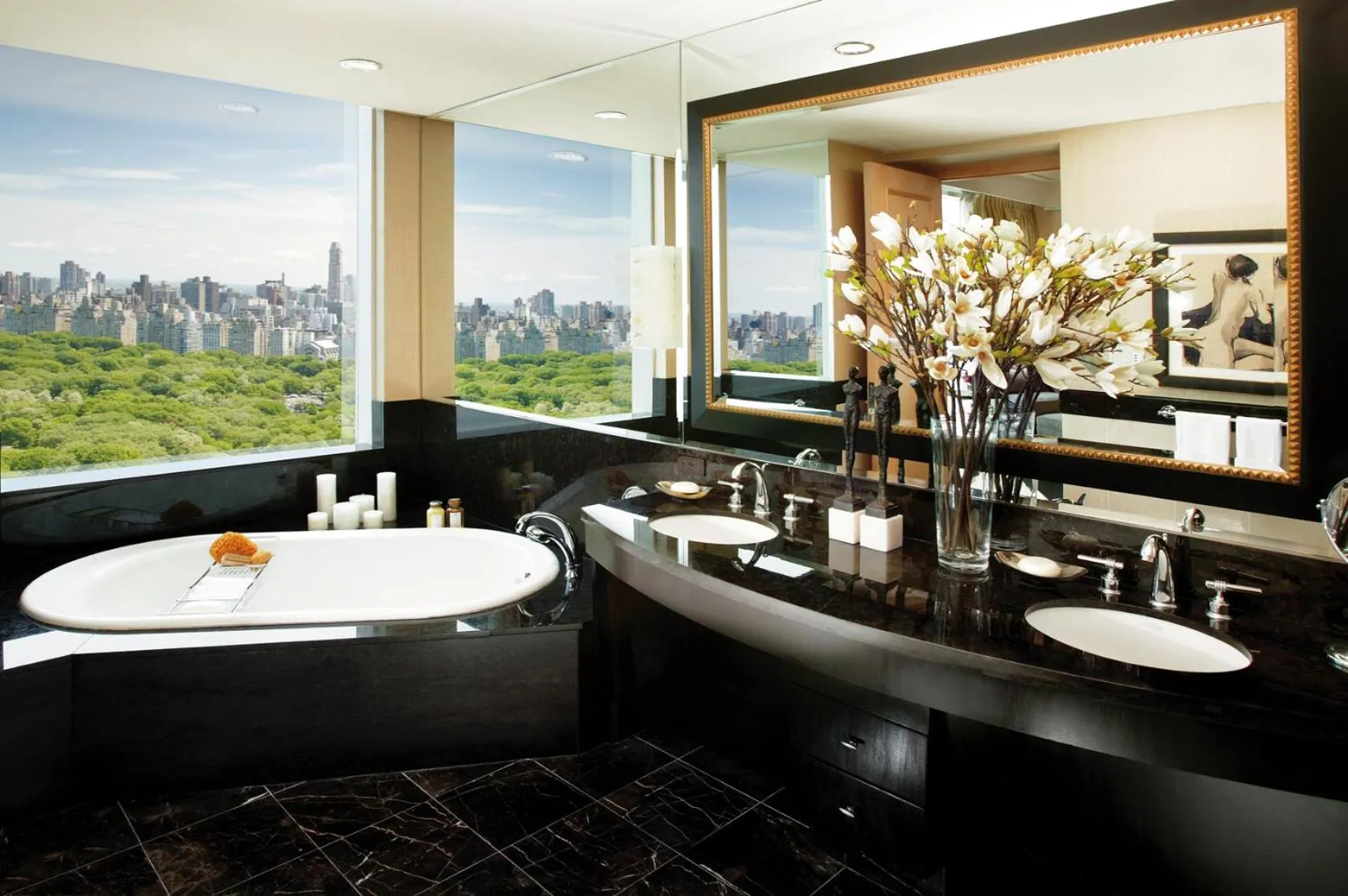Bathroom in Mandarin Oriental, New York