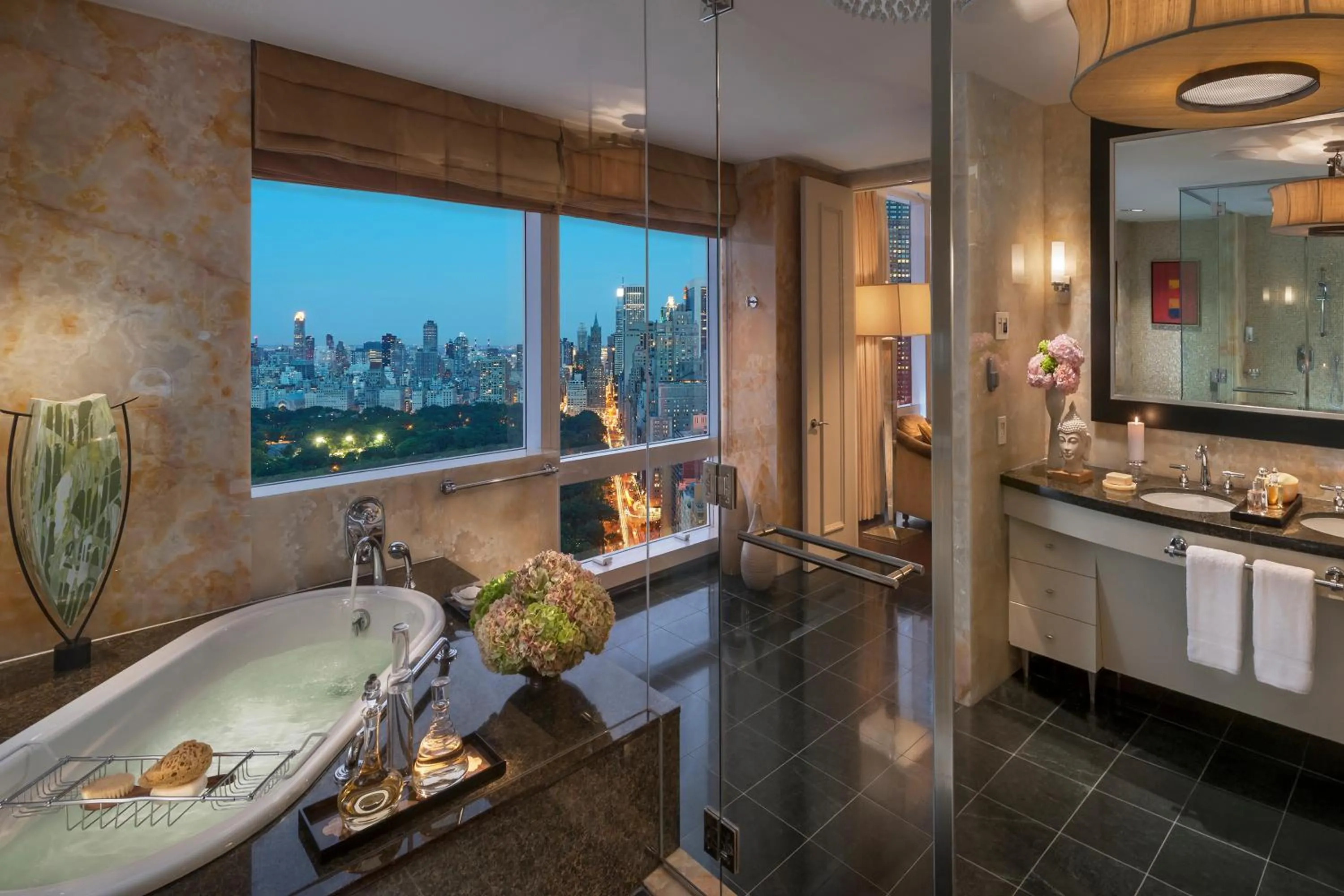 Bathroom in Mandarin Oriental, New York