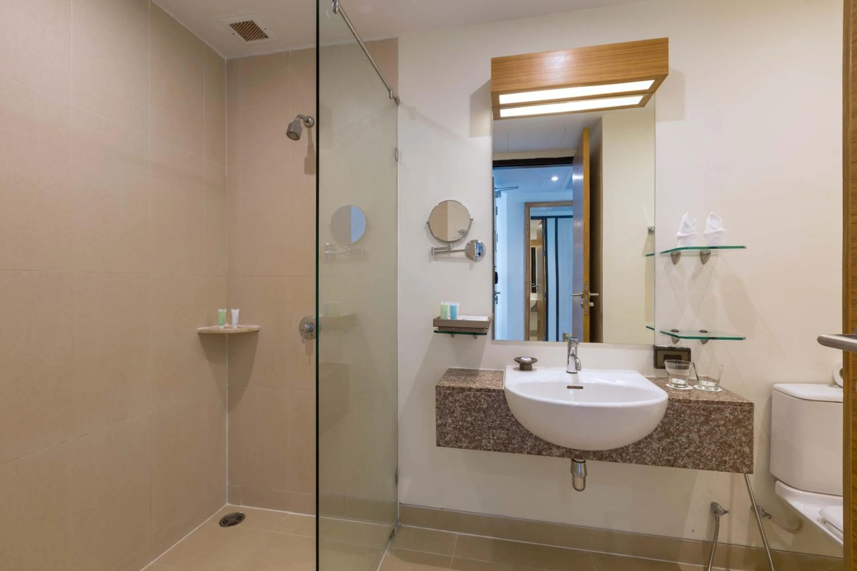 Bathroom in Splash Beach Resort Phuket Family-Friendly Water Park Resort Near Phuket Airport