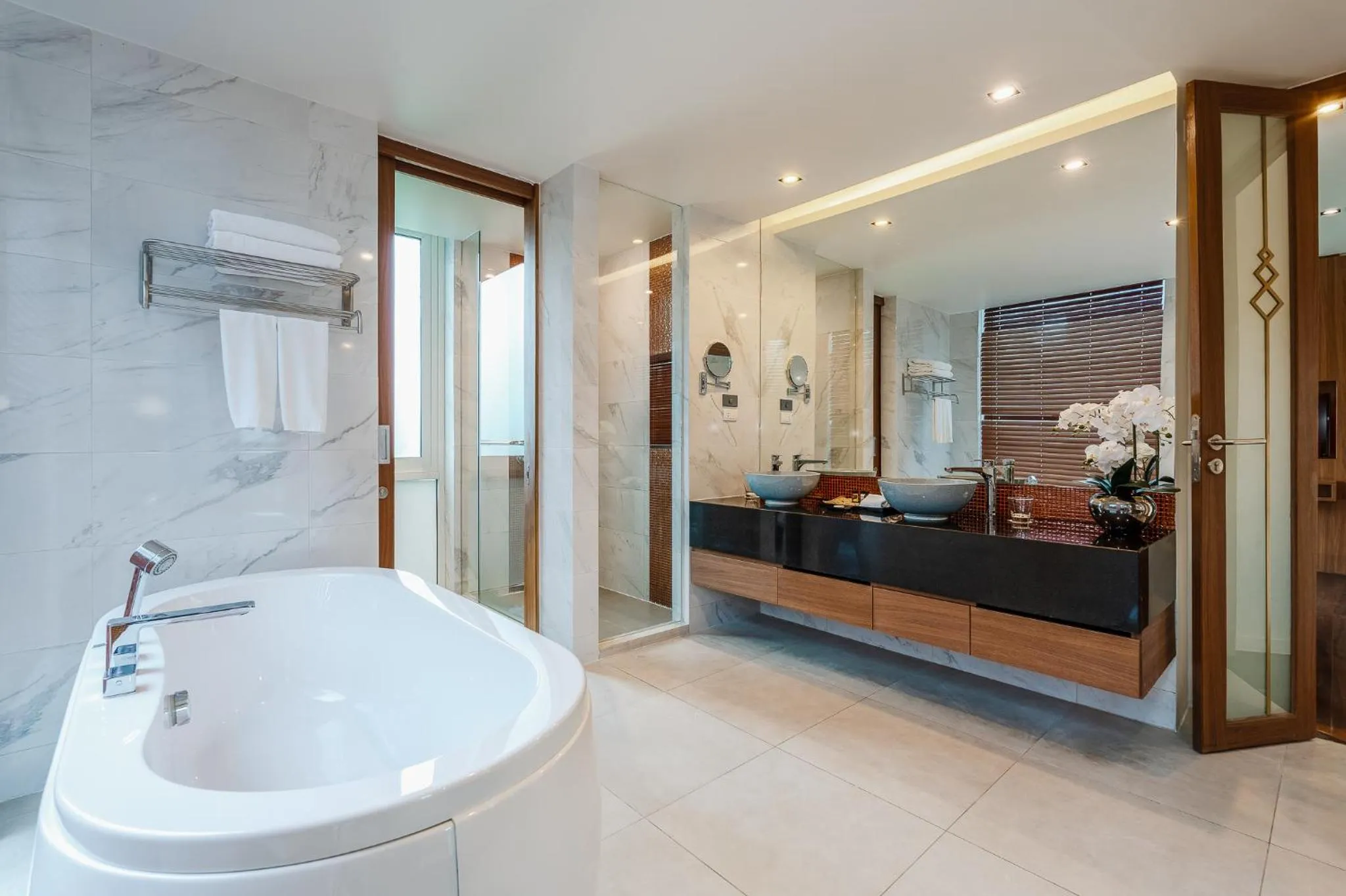 Bathroom in Splash Beach Resort Phuket Family-Friendly Water Park Resort Near Phuket Airport