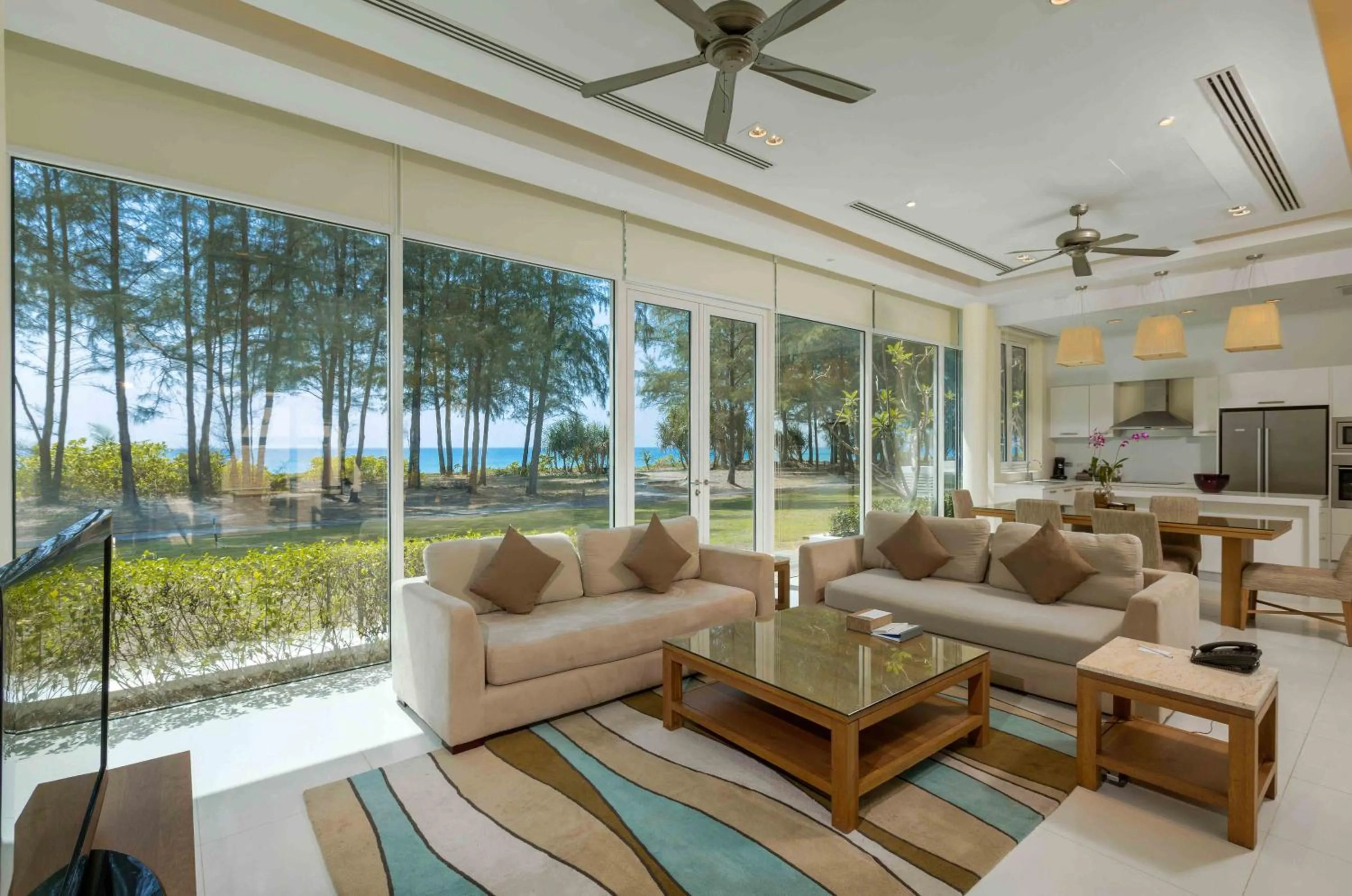 Living room in Splash Beach Resort Phuket Family-Friendly Water Park Resort Near Phuket Airport