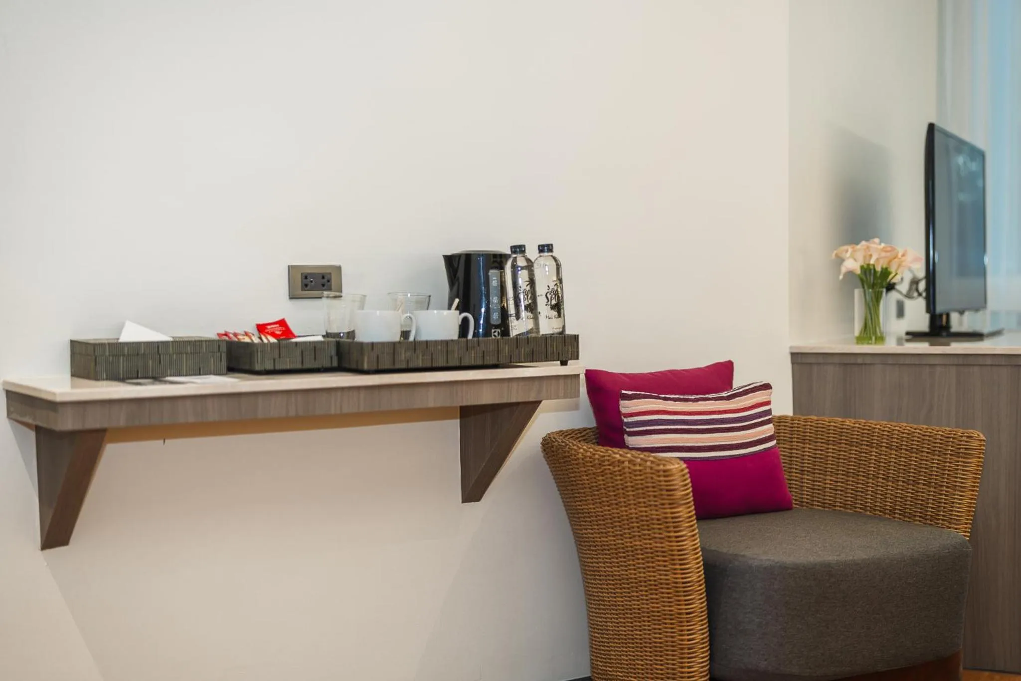 TV and multimedia in Splash Beach Resort Phuket Family-Friendly Water Park Resort Near Phuket Airport