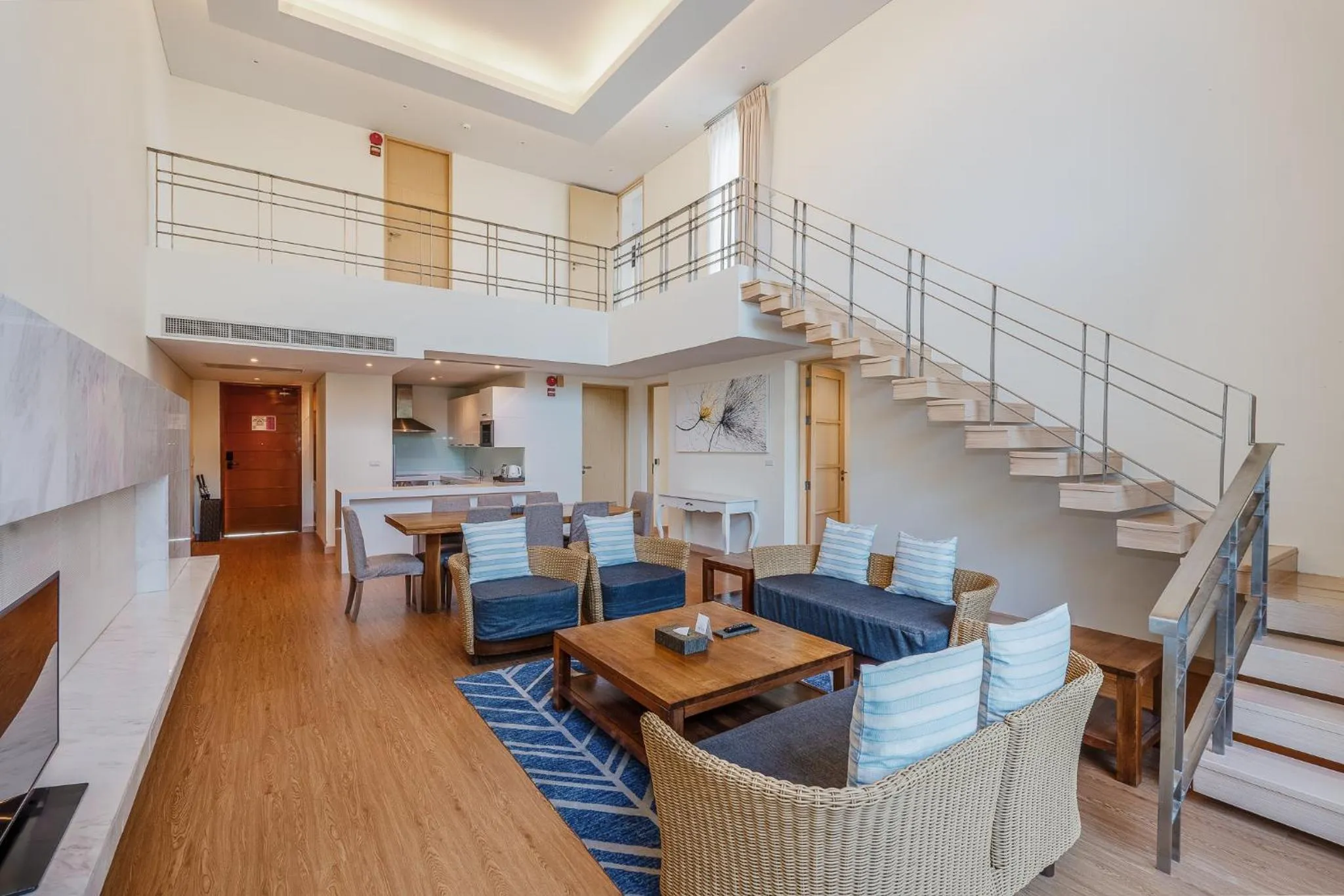 Living room in Splash Beach Resort Phuket Family-Friendly Water Park Resort Near Phuket Airport