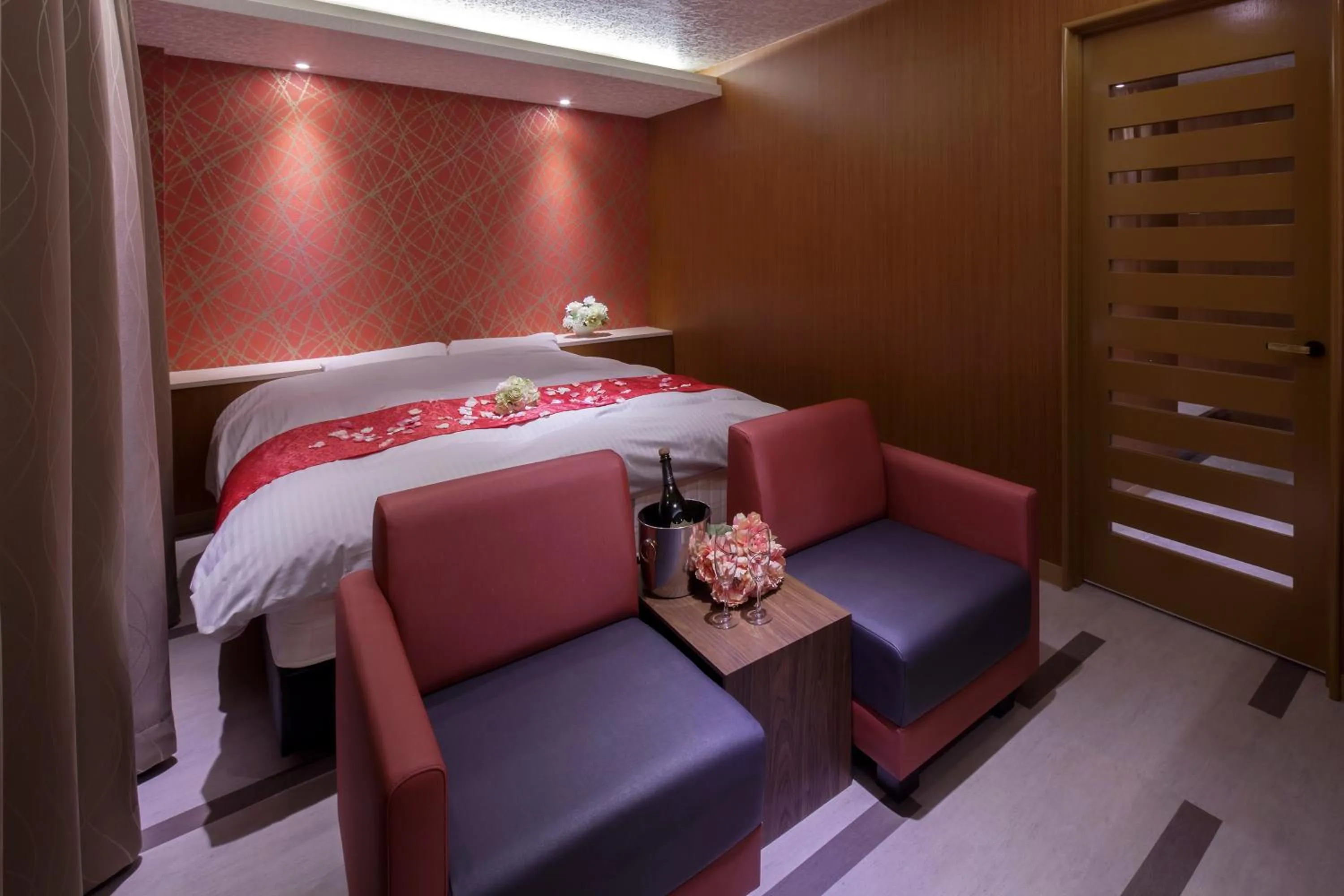 Bed in ホテルオリジン Hotel Origin 男塾ホテルグループ