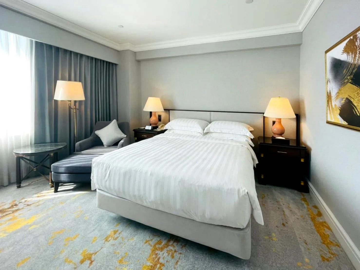 Bed in Grand Hi Lai Hotel