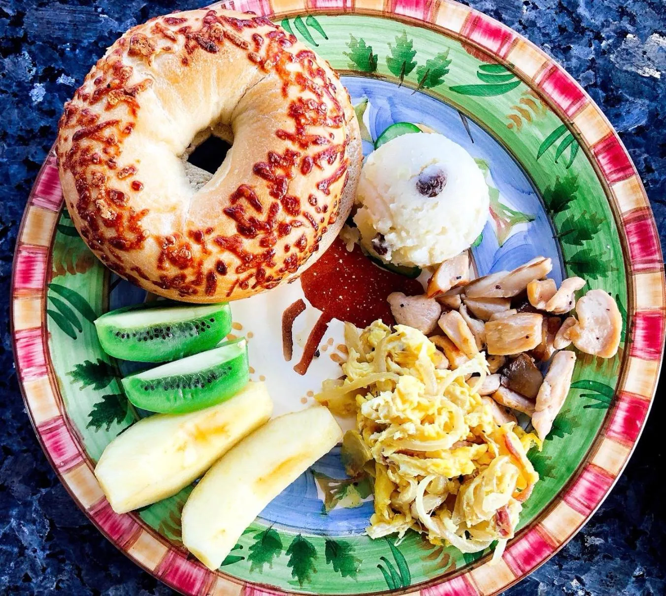 American breakfast in Stone Party