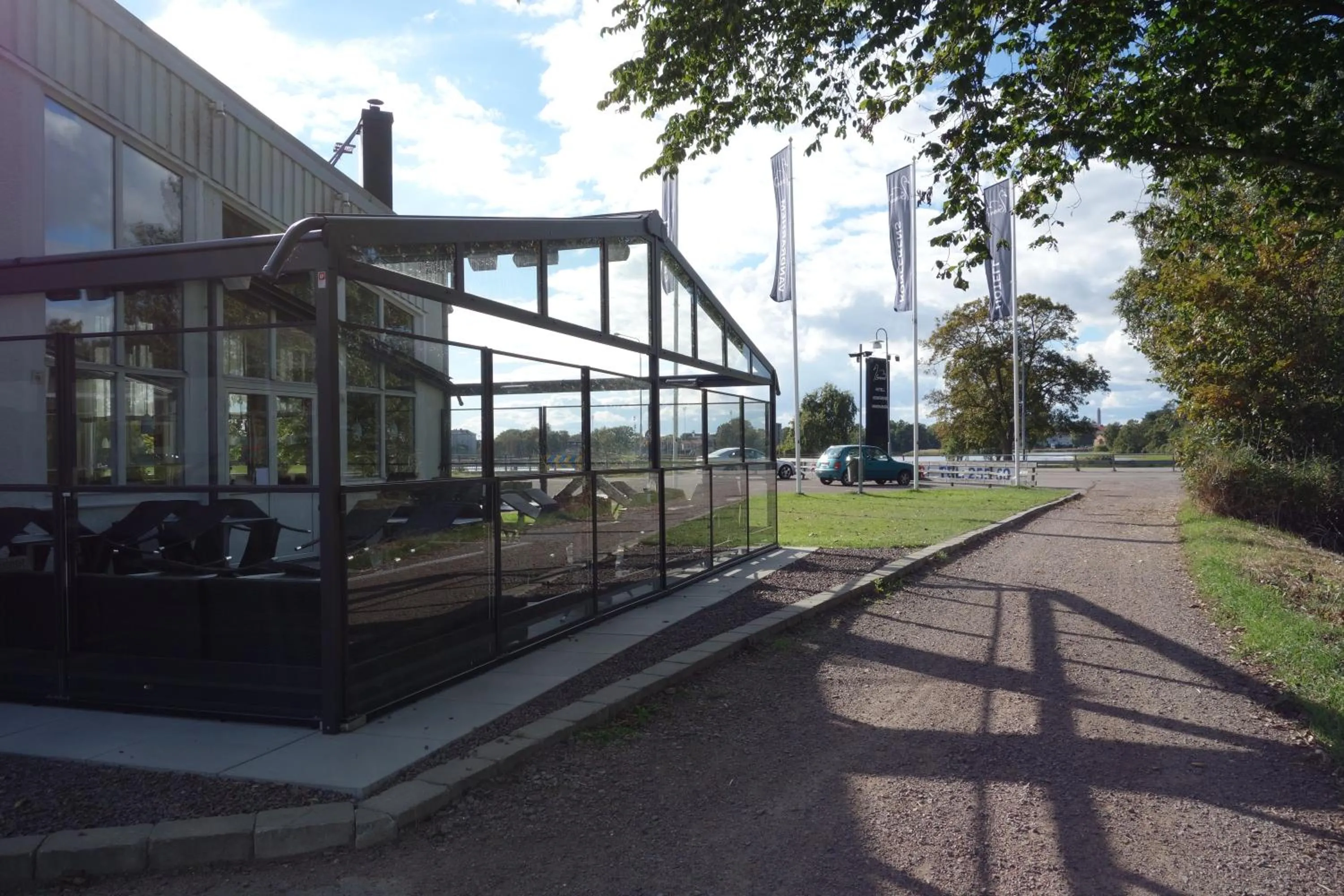 Balcony/Terrace in Vandrarhem Svanen