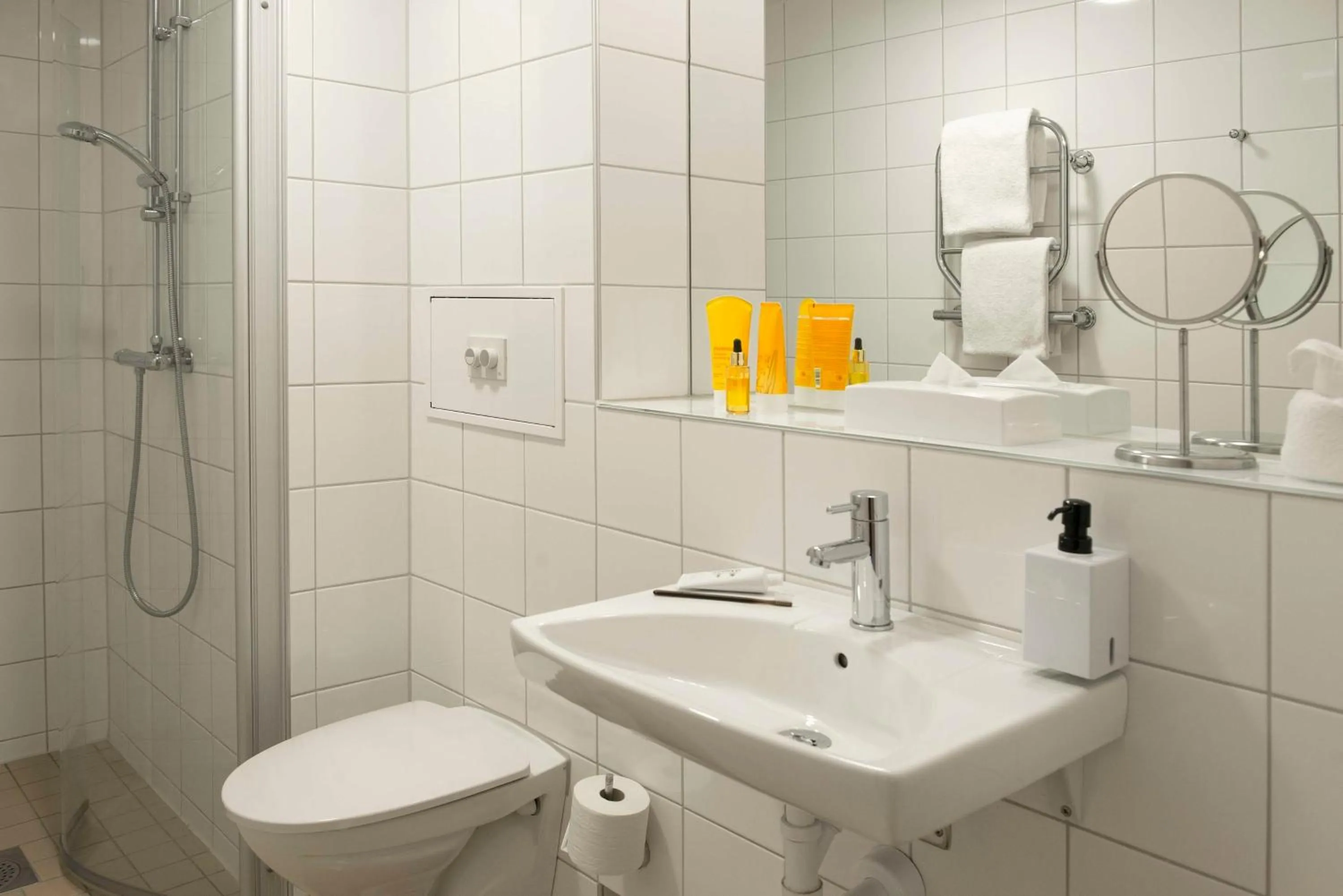 Bedroom in Scandic Malmö City