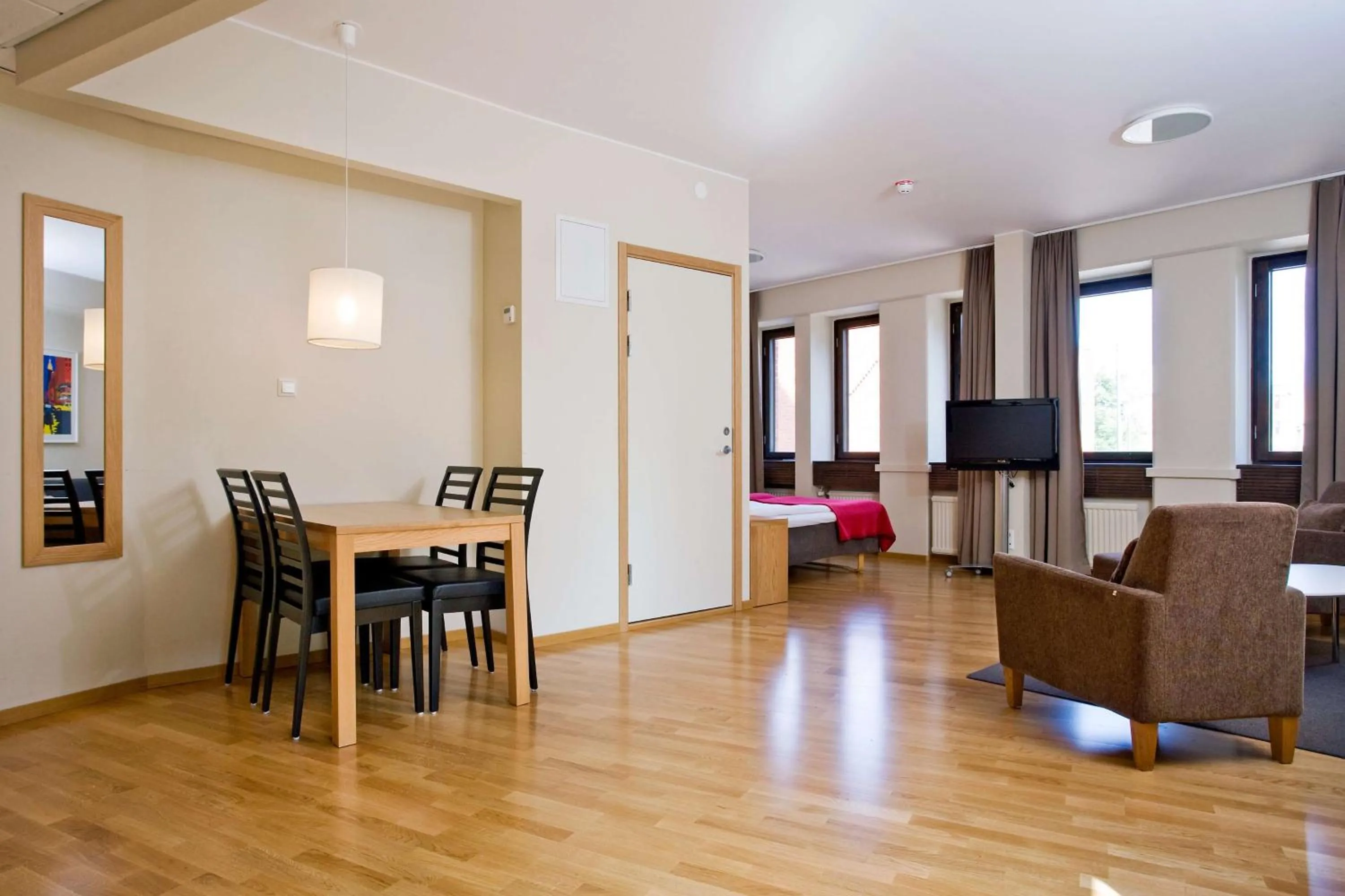 Bedroom in Scandic Malmö City