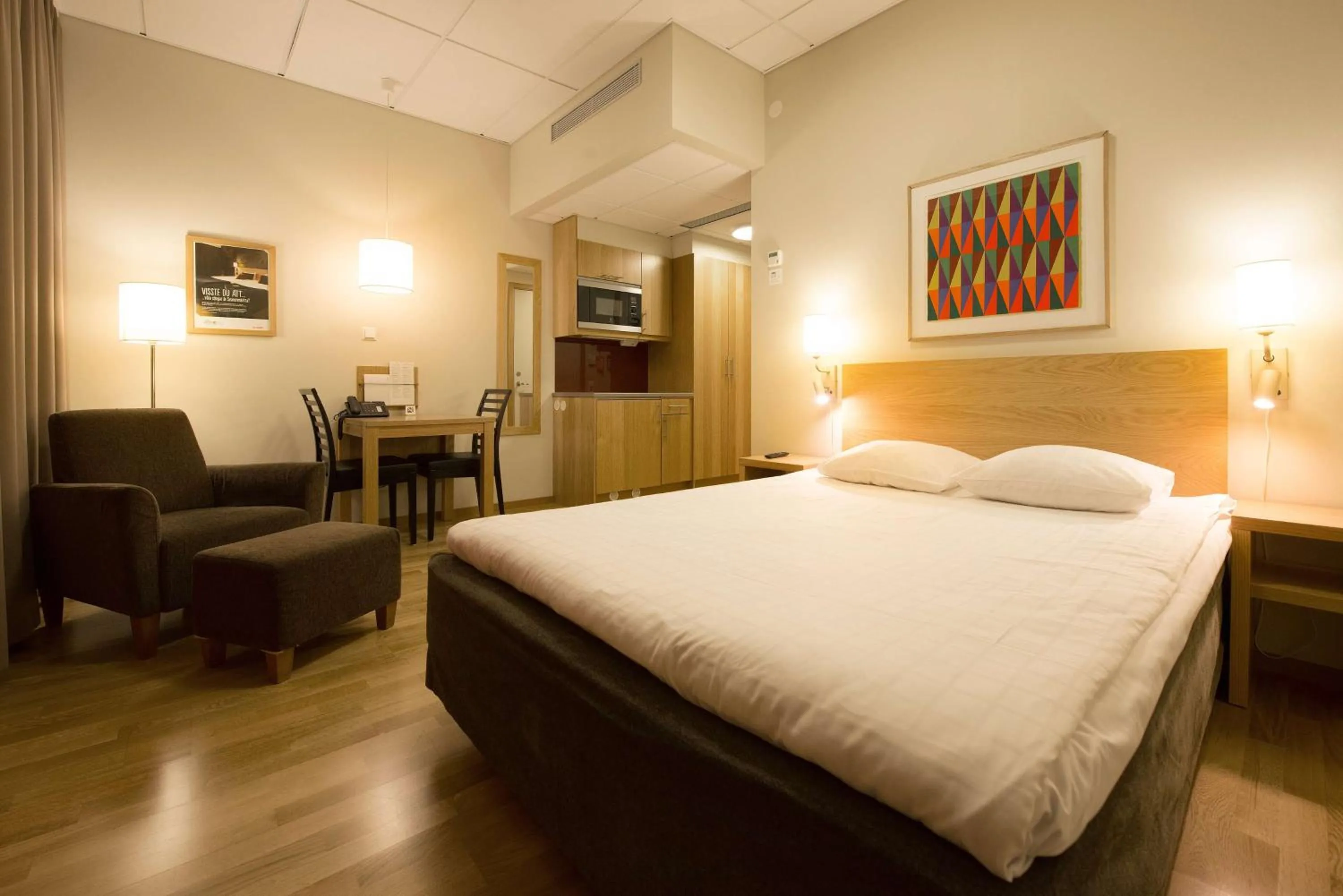 Bedroom, Bed in Scandic Malmö City