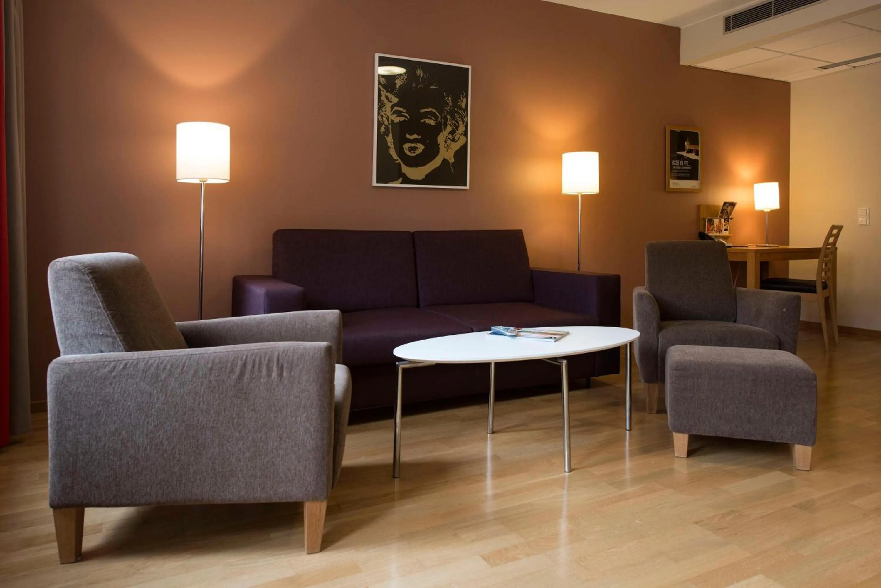 Bedroom in Scandic Malmö City