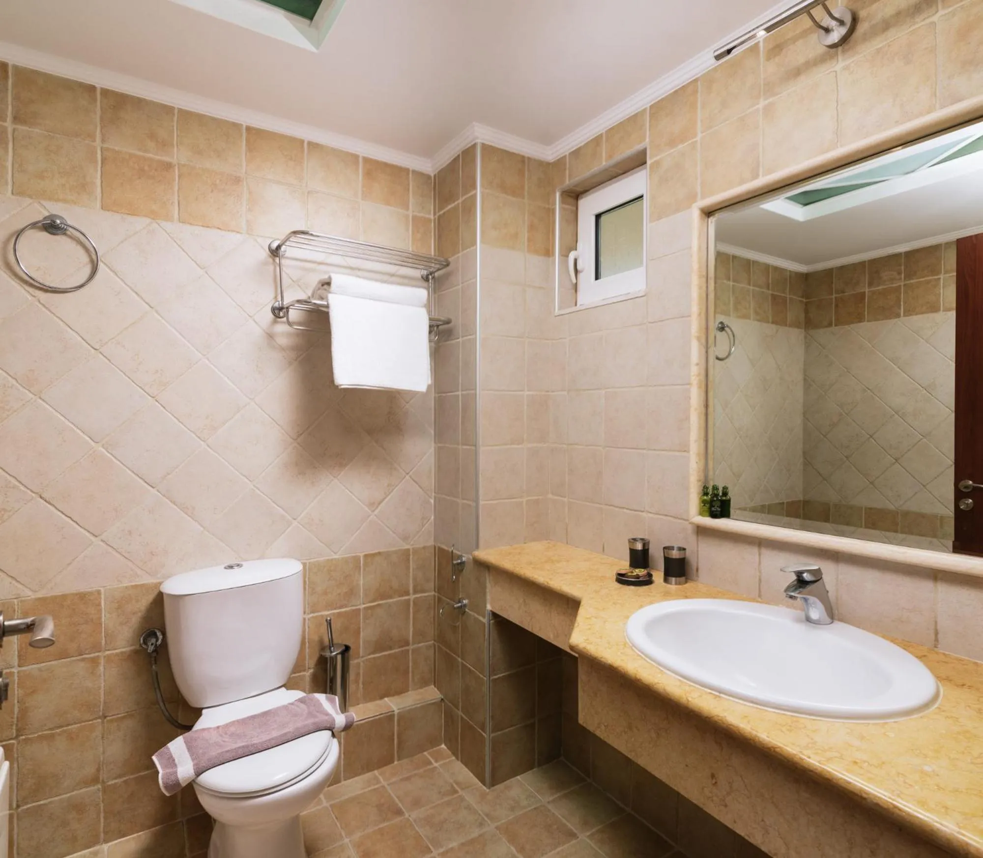 Bathroom in Porto Plakias & Spa