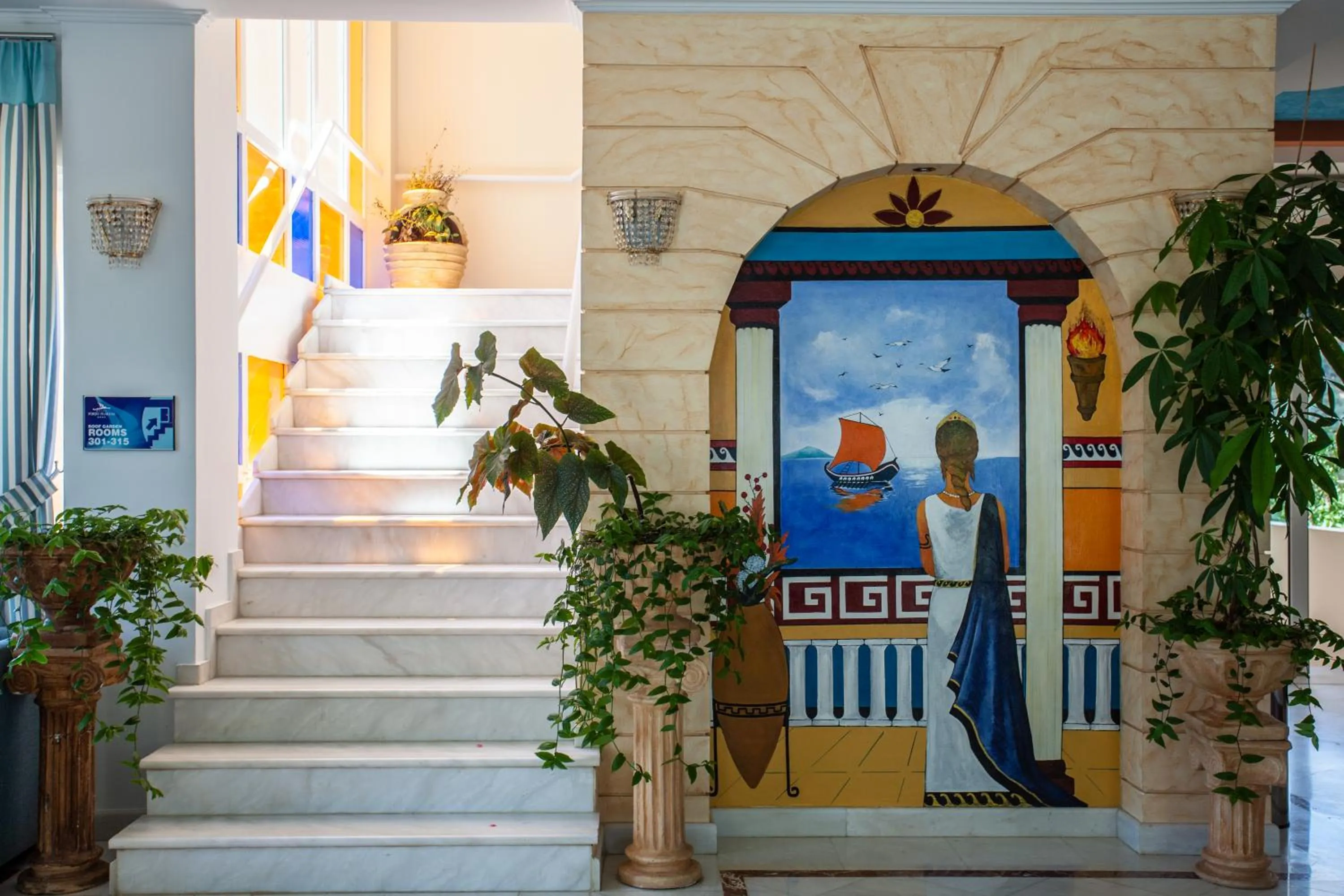 Decorative detail in Porto Plakias & Spa