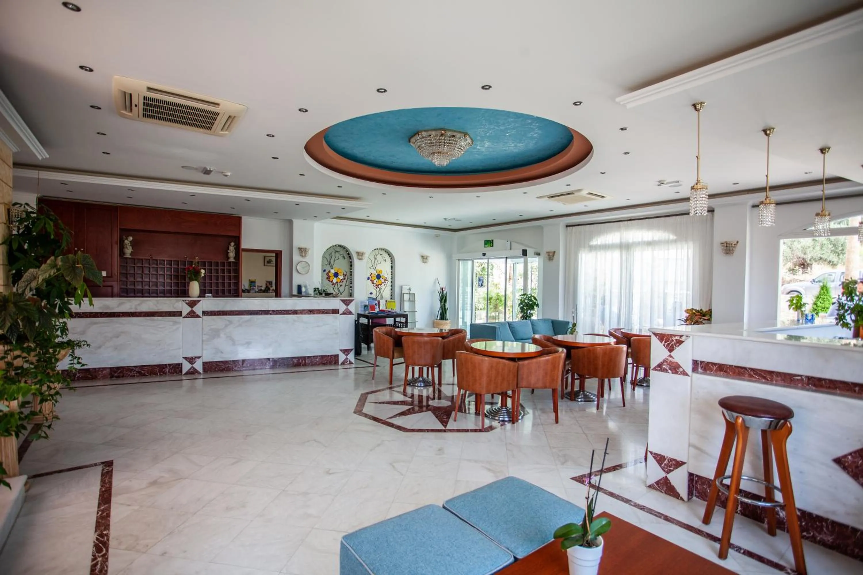 Lobby or reception in Porto Plakias & Spa