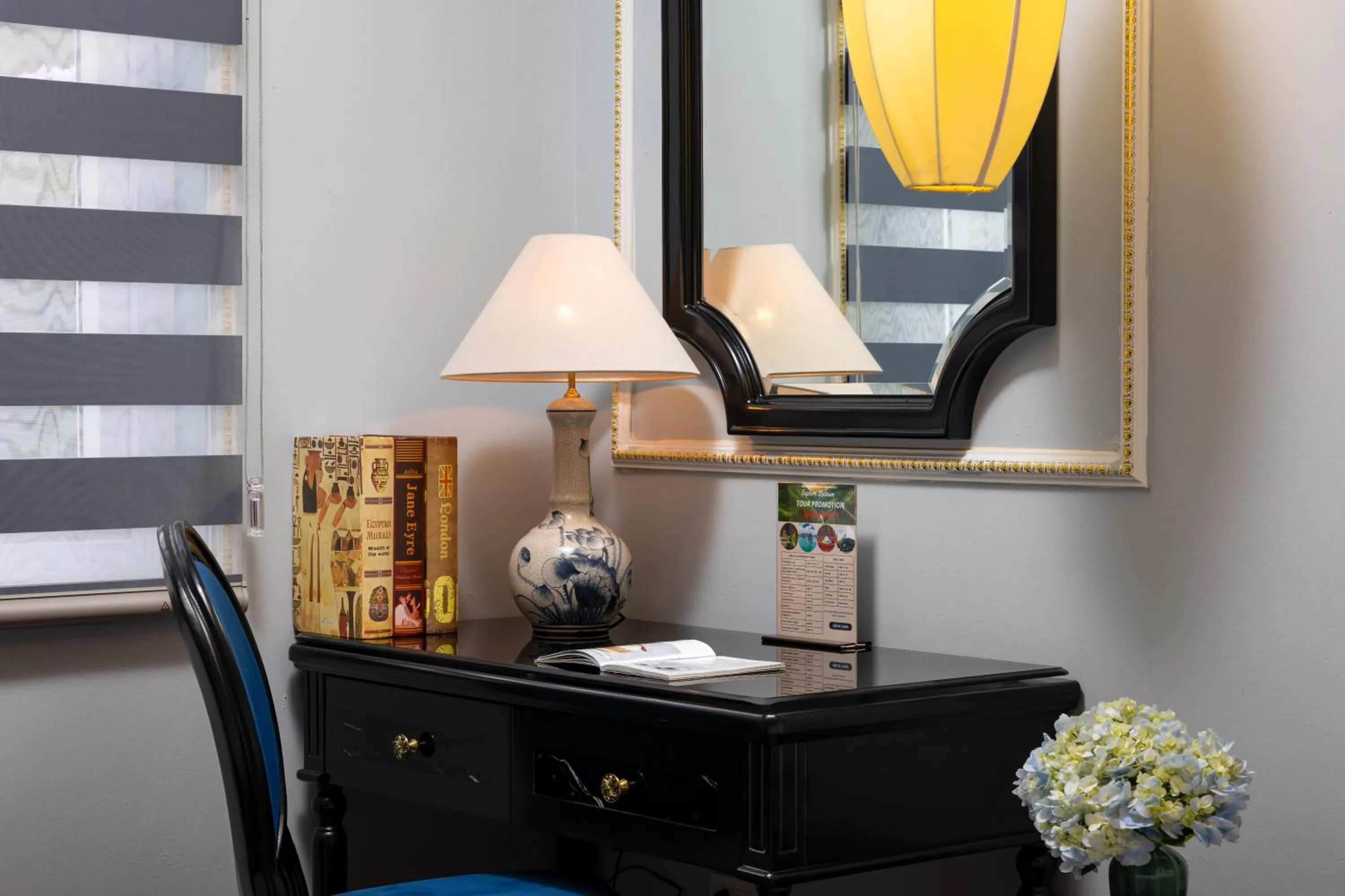 Decorative detail in Golden Legend Boutique Hotel