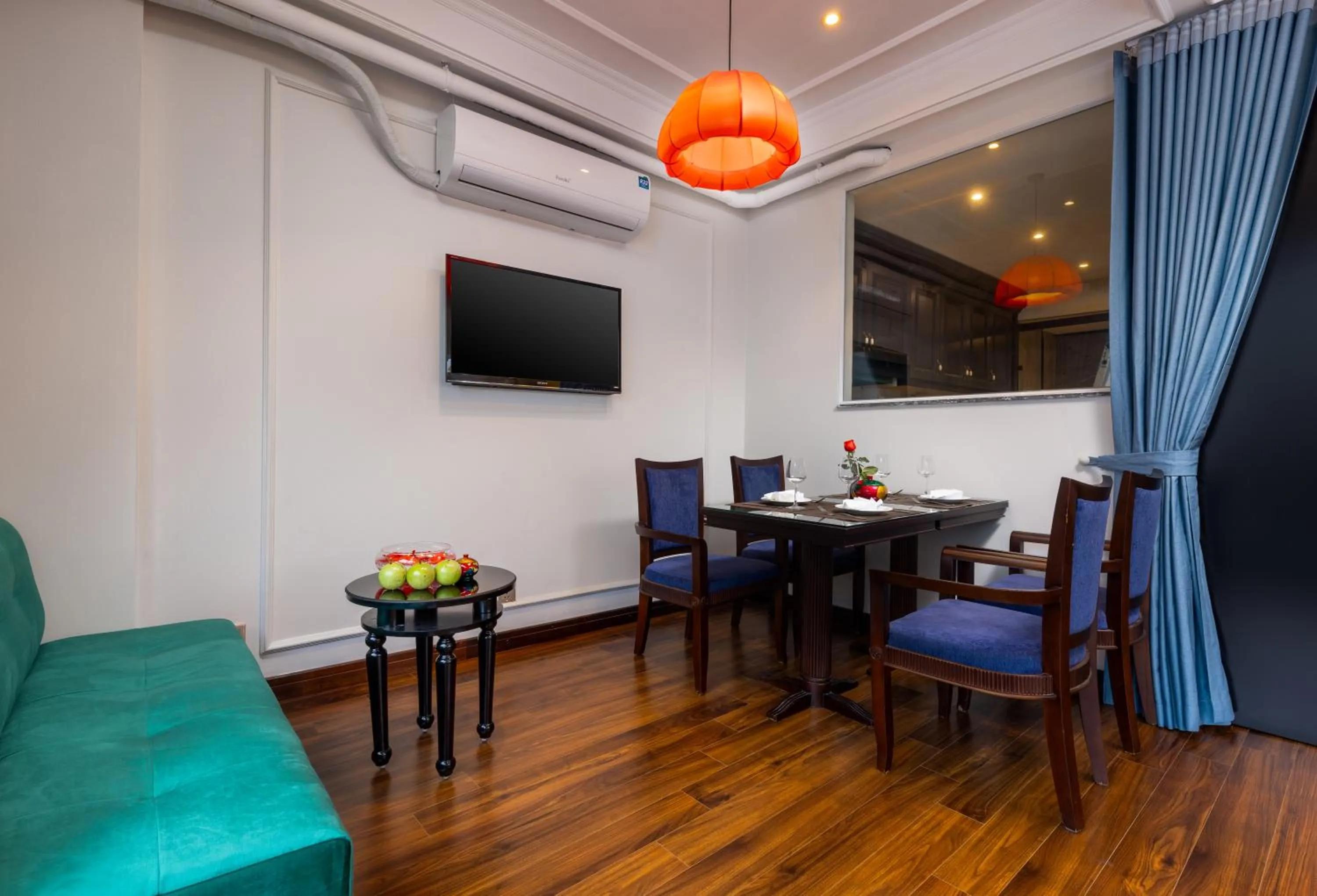 Seating area in Golden Legend Boutique Hotel