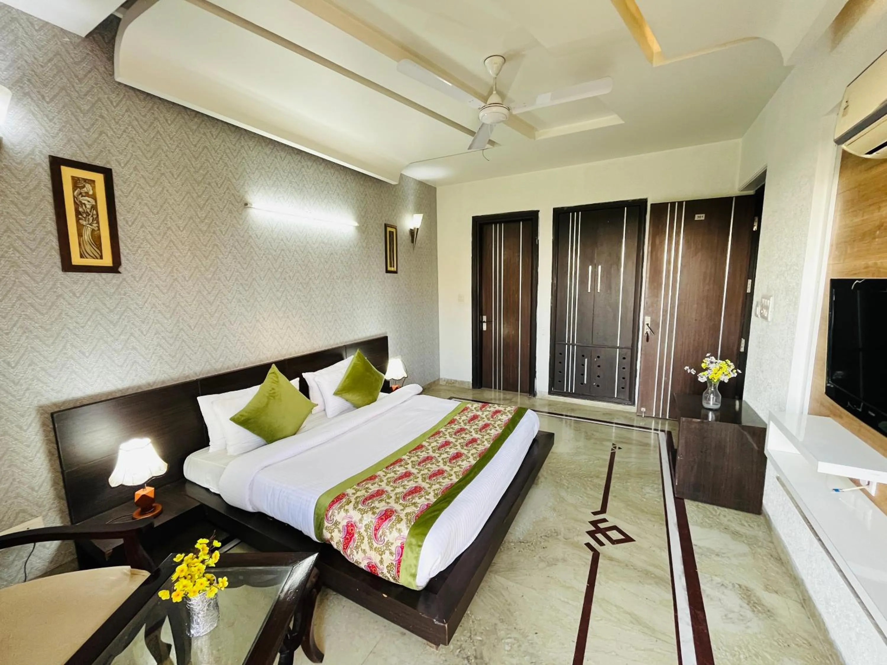 Bed in Hotel Dayal Regency near IMT Chowk Manesar, Manesar